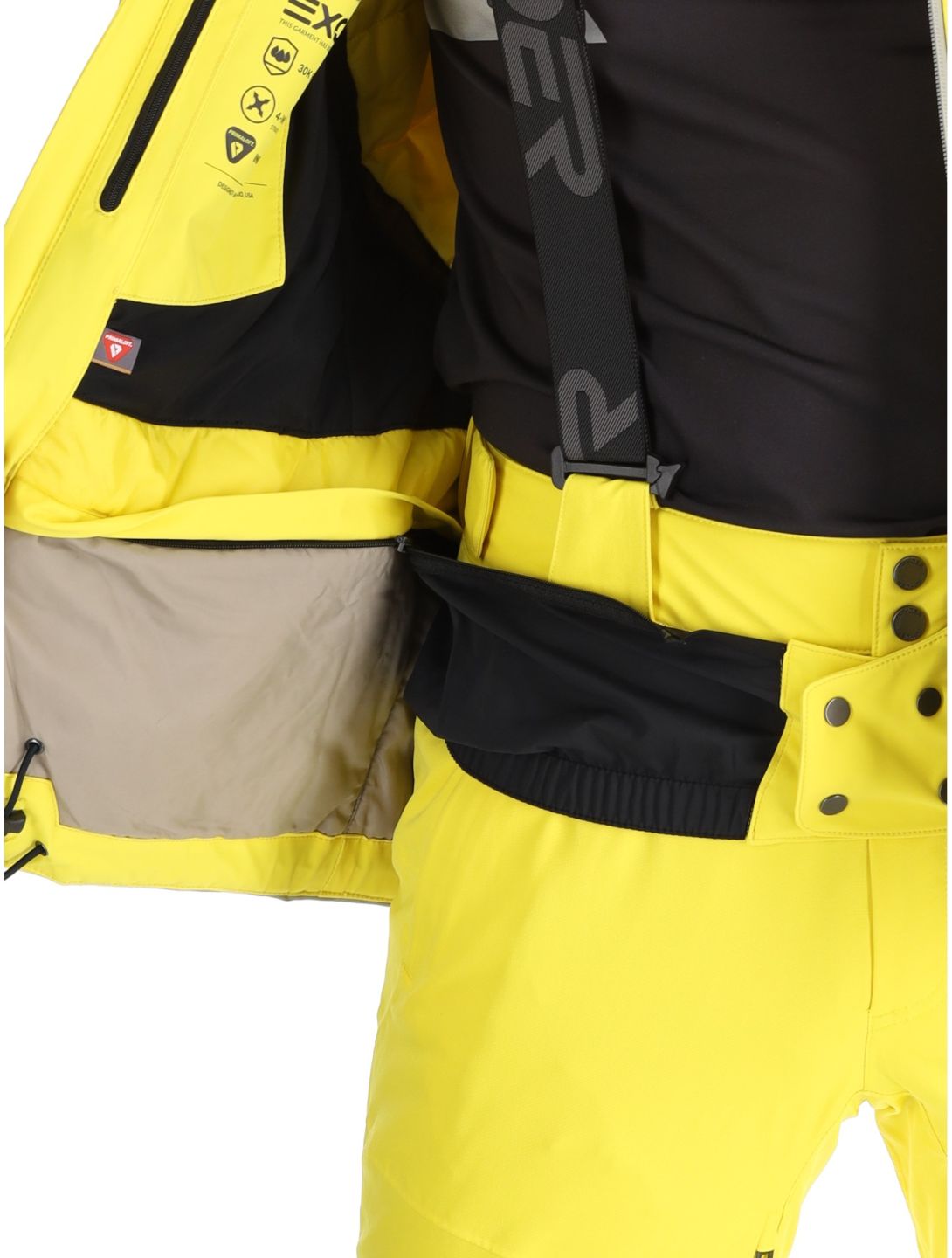 Spyder, Vanqysh veste de ski hommes Acid Yellow jaune 