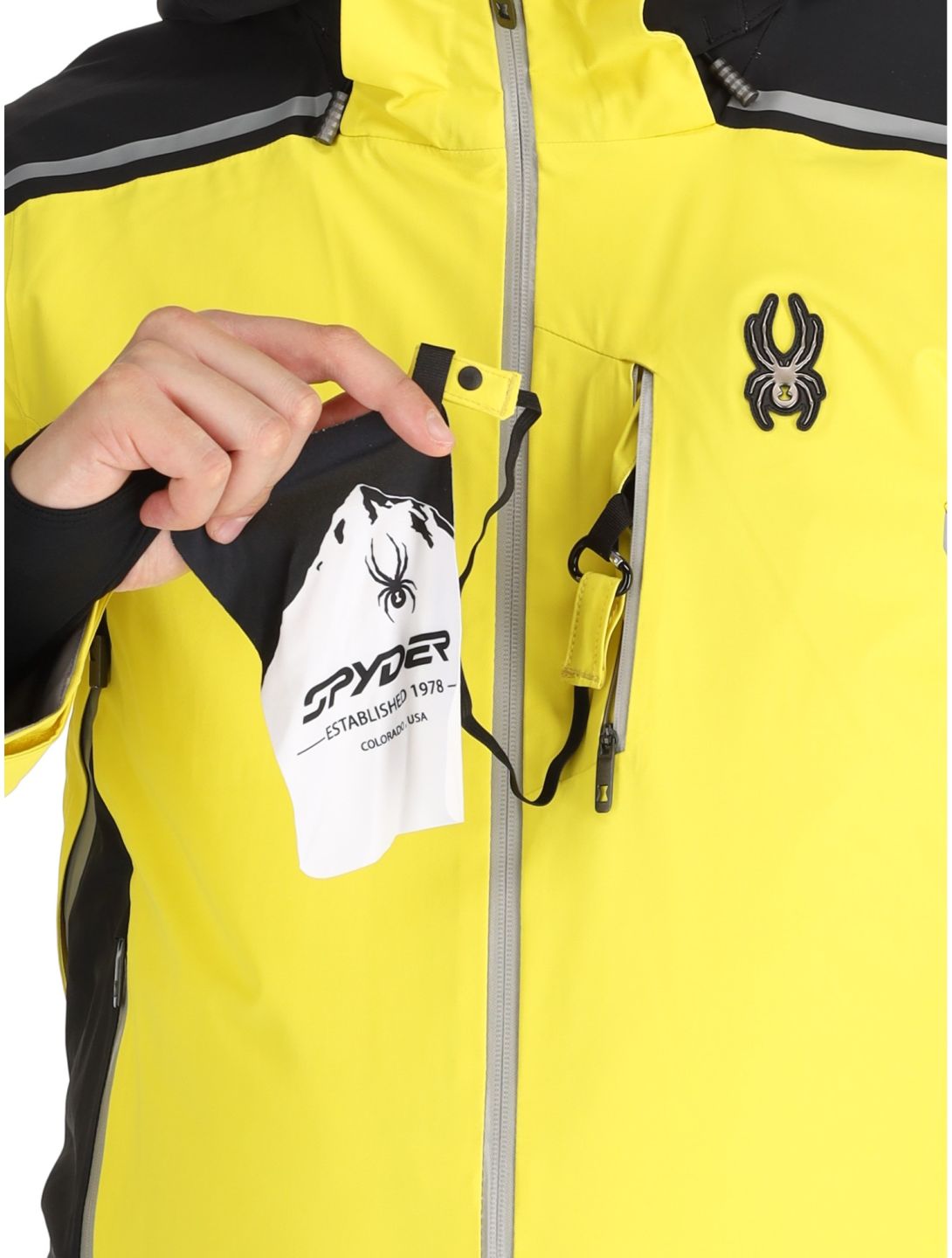 Spyder, Vanqysh veste de ski hommes Acid Yellow jaune 