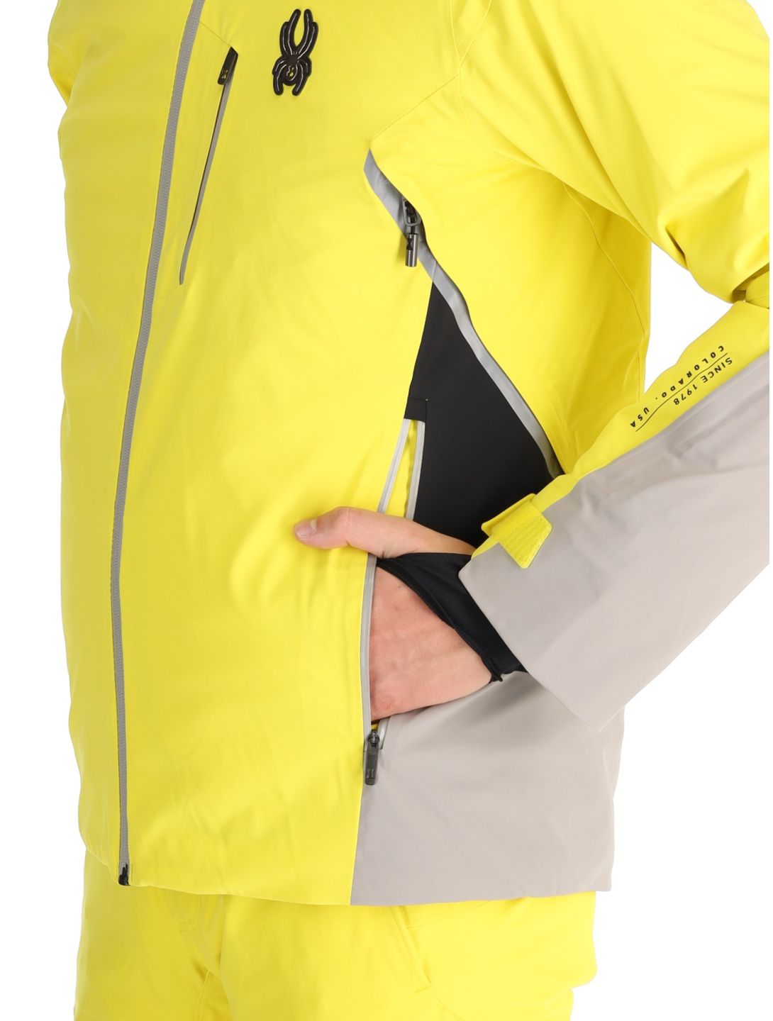 Spyder, Vanqysh veste de ski hommes Acid Yellow jaune 