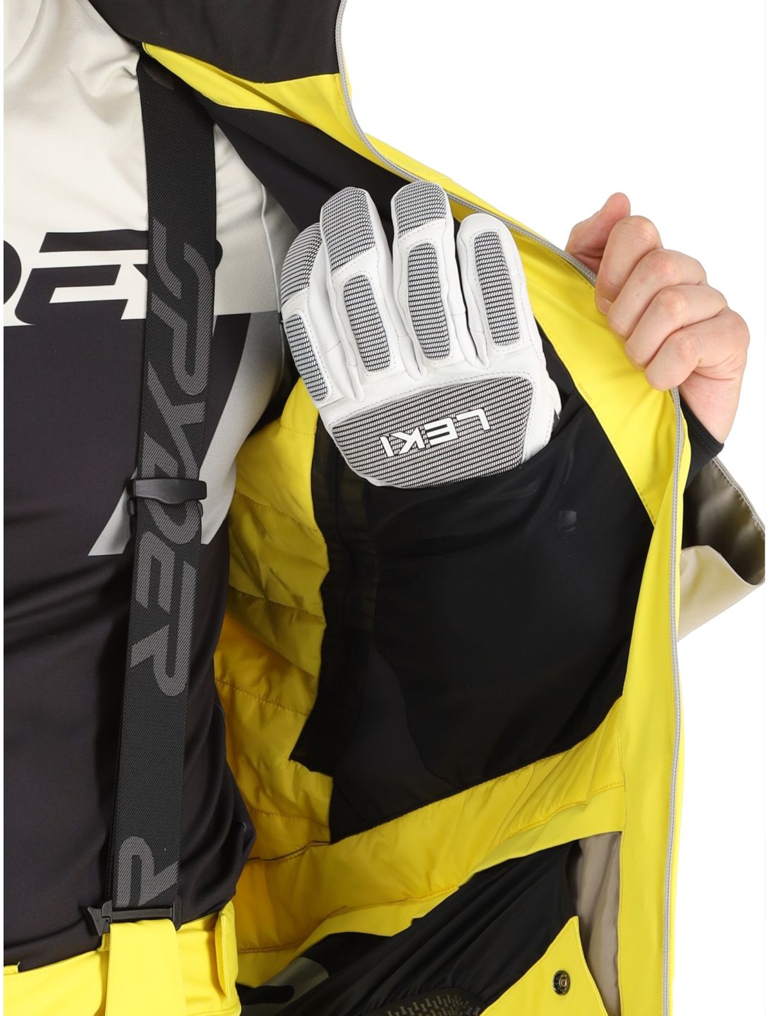 Spyder, Vanqysh veste de ski hommes Acid Yellow jaune 