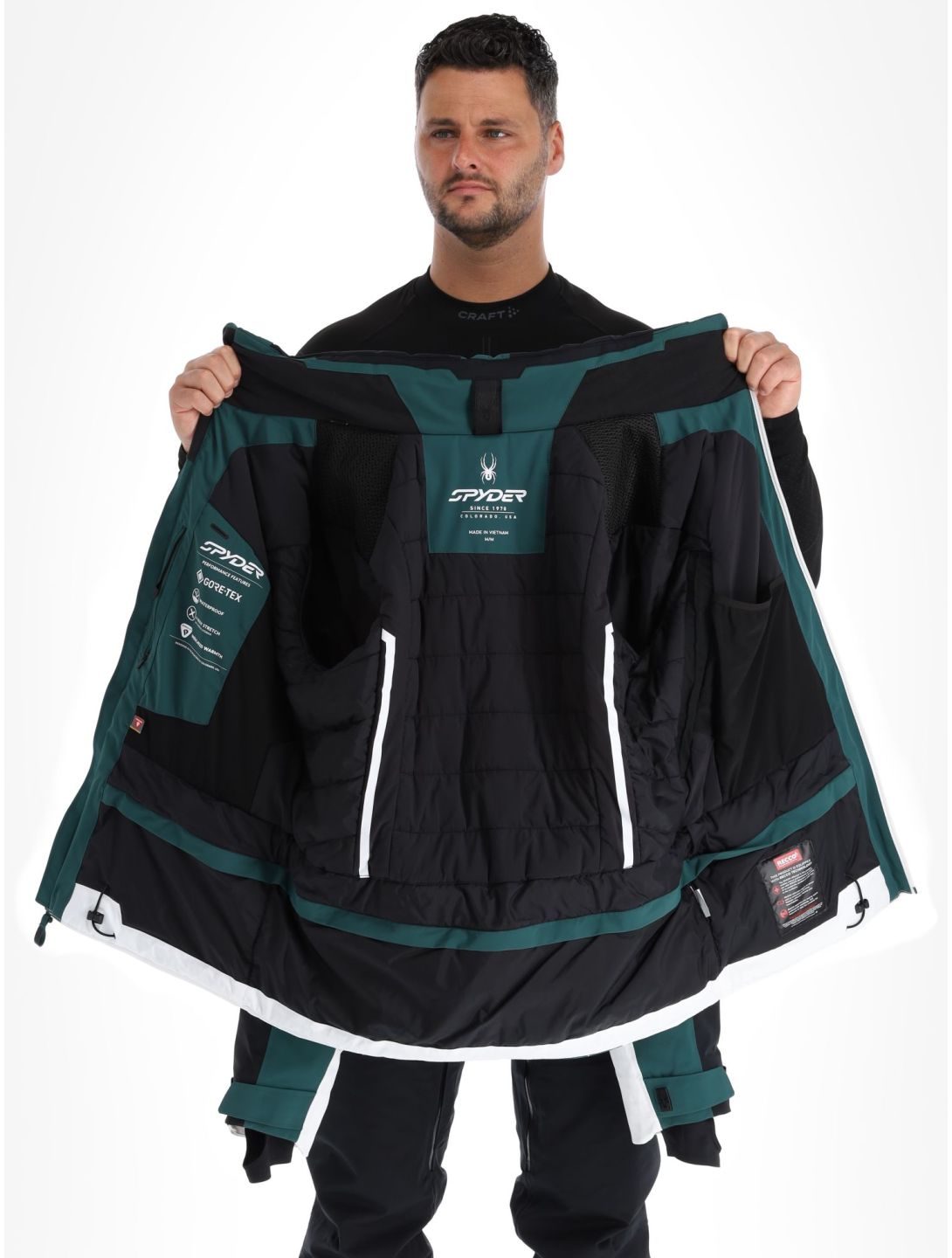 Spyder, Vanqysh Gtx veste de ski hommes Cypress Green vert 