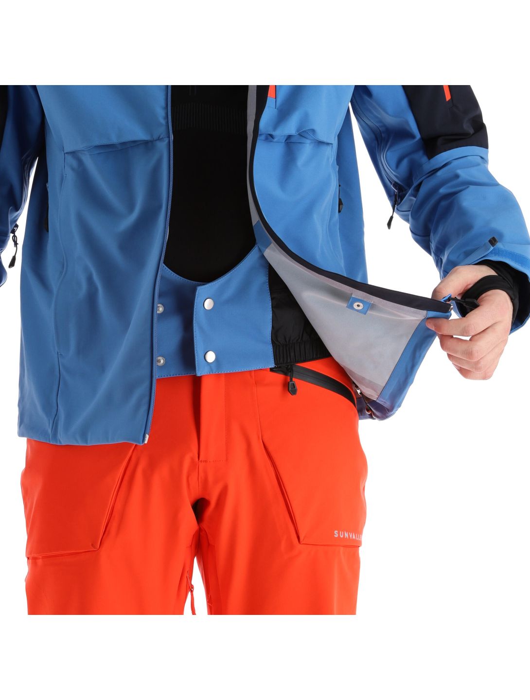 Sun Valley, Darkyl veste de ski hommes cyan bleu 