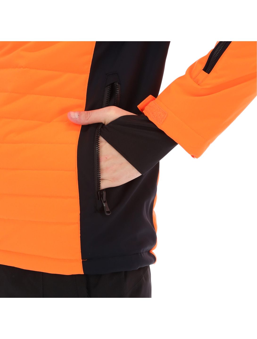 Sun Valley, Deltora veste de ski hommes neon orange 