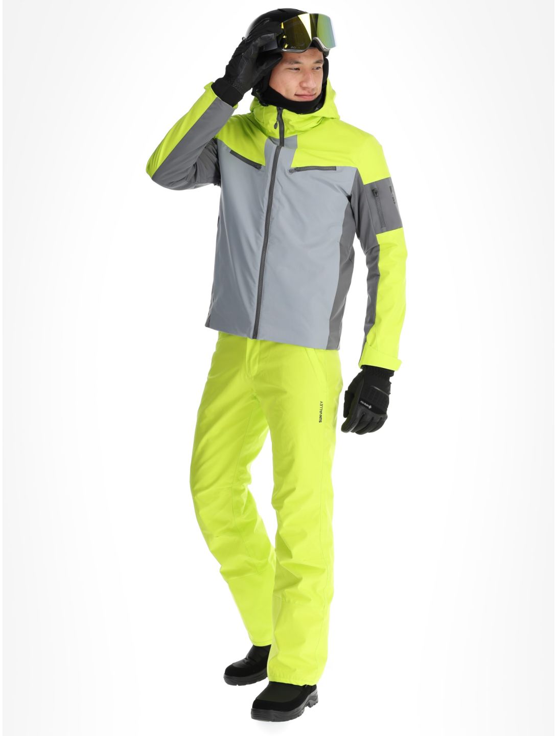 Sun Valley, Draggo veste de ski hommes Acier gris 