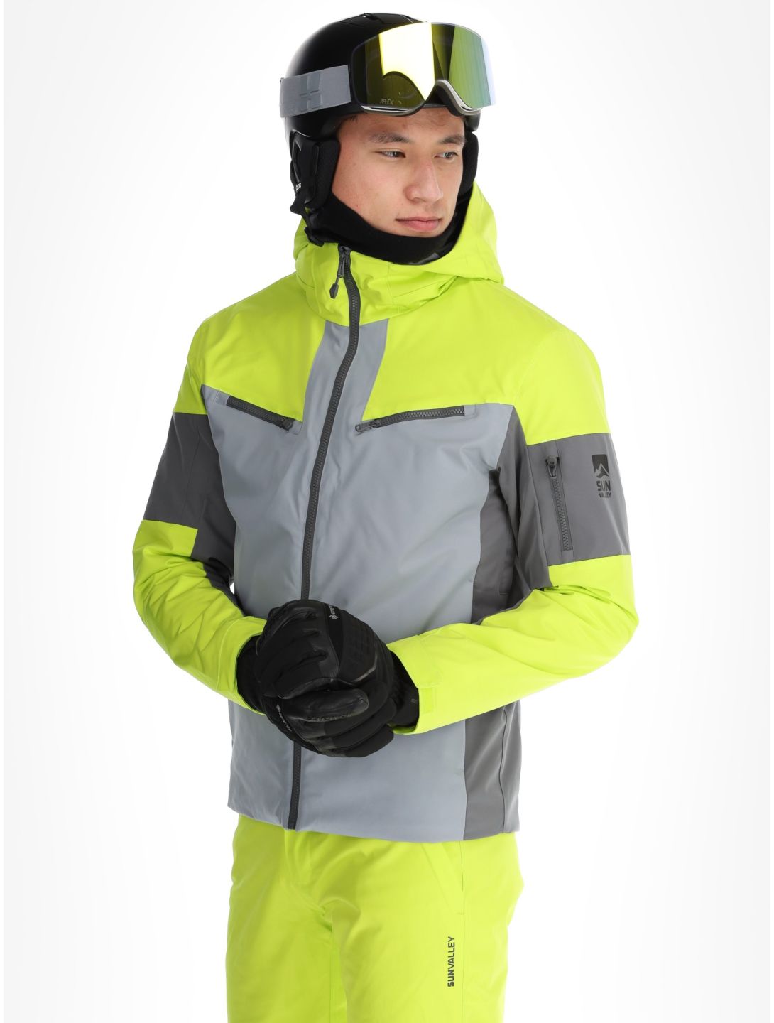 Sun Valley, Draggo veste de ski hommes Acier gris 