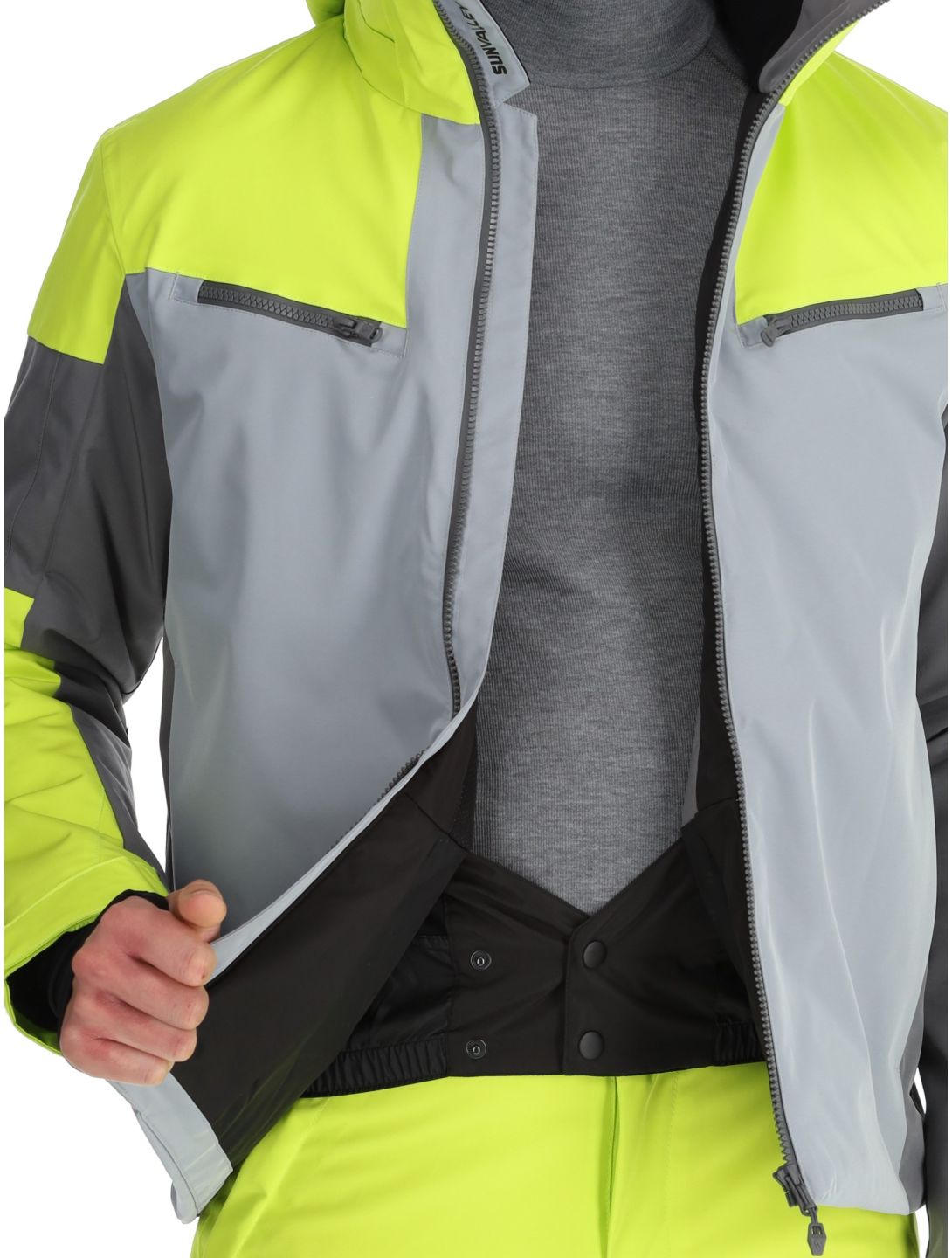 Sun Valley, Draggo veste de ski hommes Acier gris 