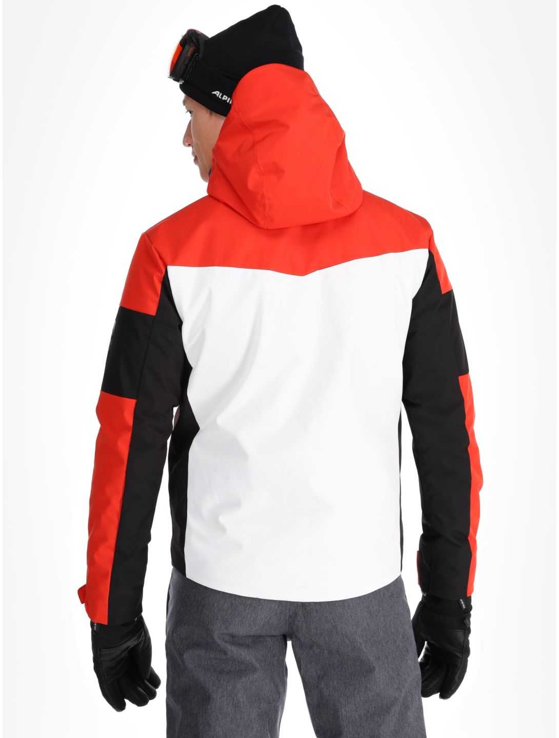 Sun Valley, Draggo veste de ski hommes Blanc blanc, rouge 