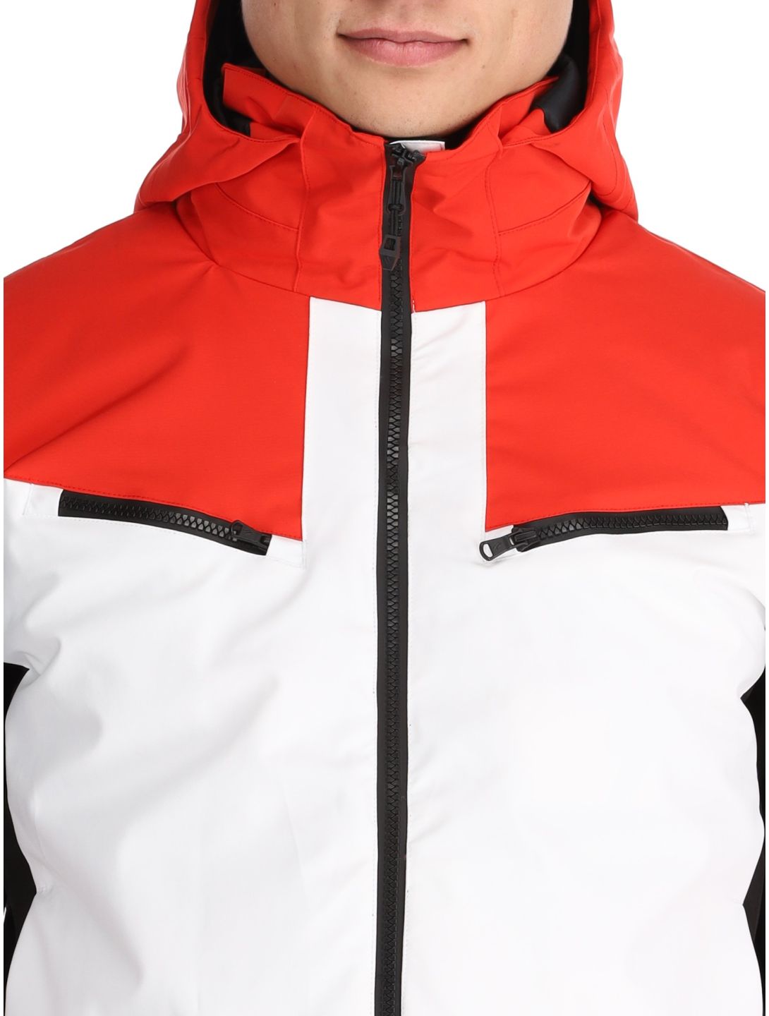 Sun Valley, Draggo veste de ski hommes Blanc blanc, rouge 