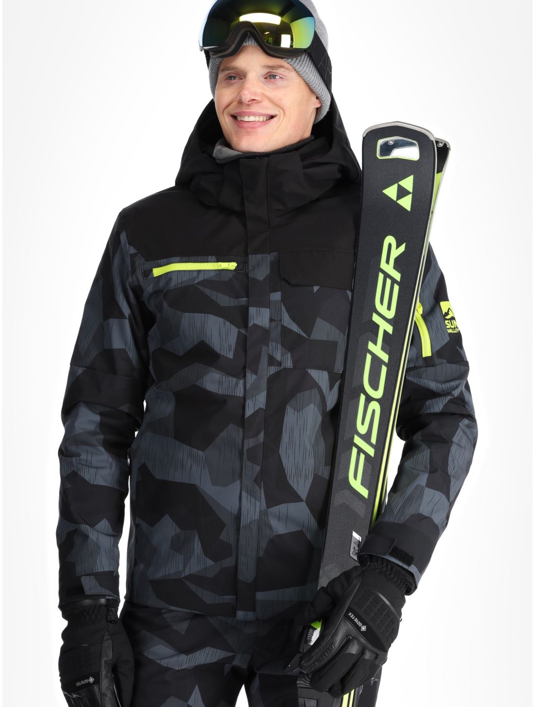 Sun Valley, Drayer veste de ski hommes Noir noir 