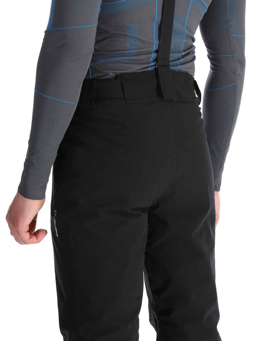 Sun Valley, Fuza pantalon de ski hommes Noir noir 