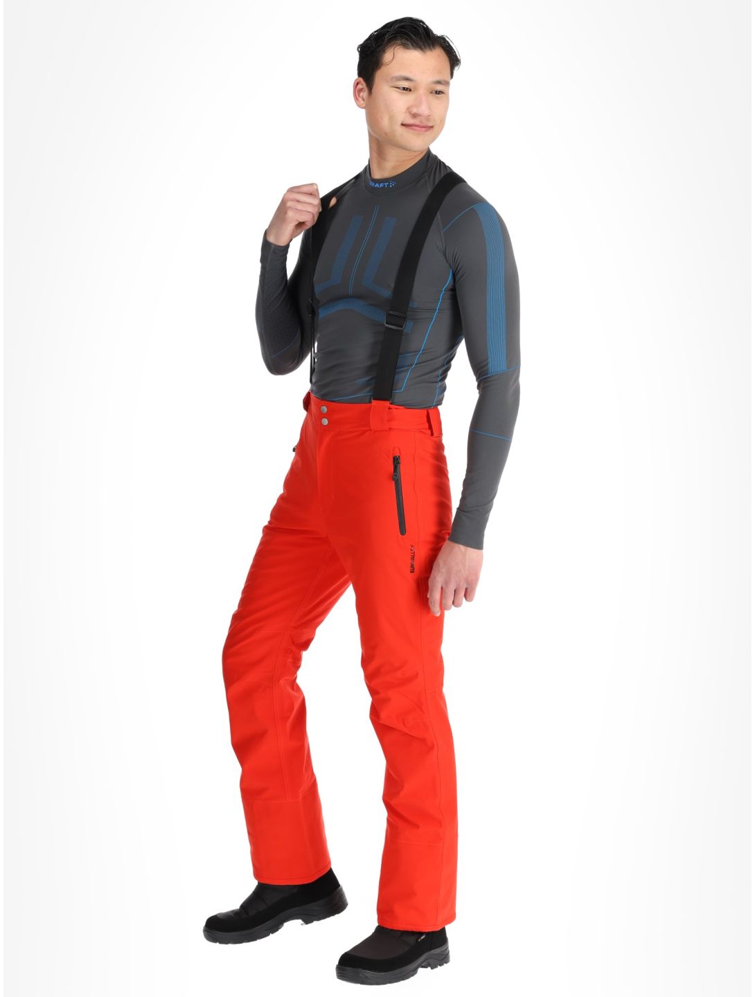 Sun Valley, Fuza pantalon de ski hommes Rouge rouge 