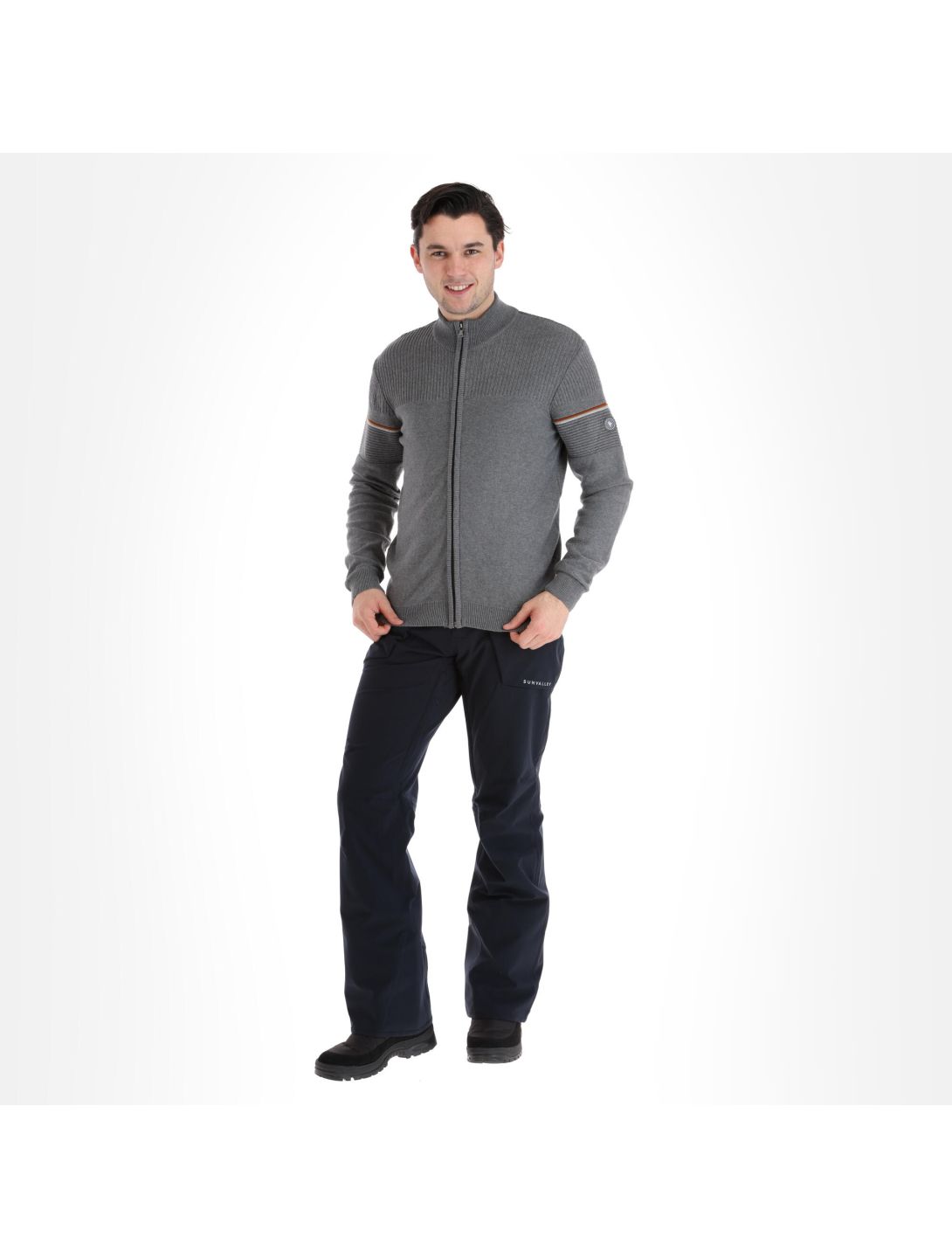 Sun Valley, Hampton gilet hommes anthracite gris 