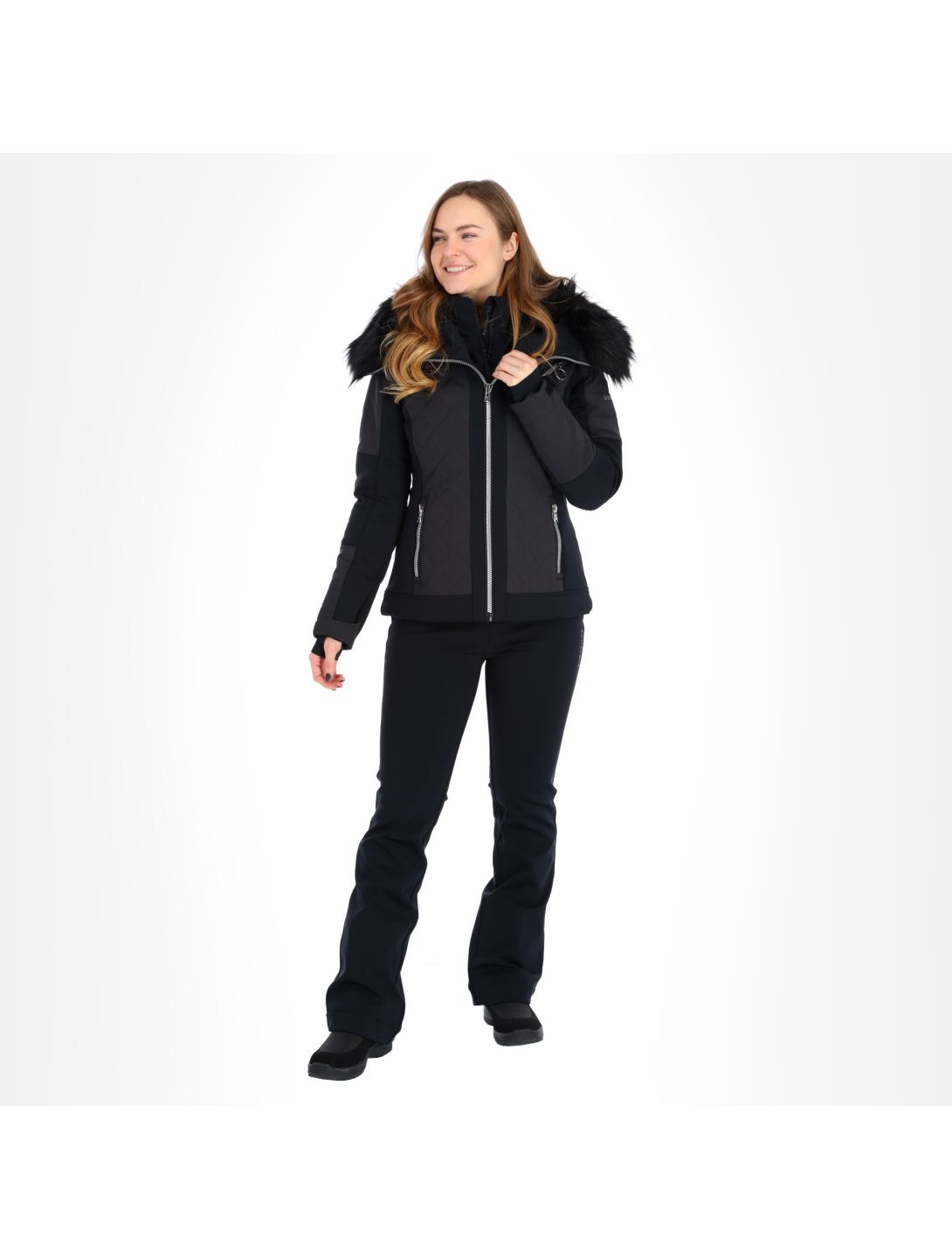 Sun Valley, Klaas veste de ski femmes anthracite gris 