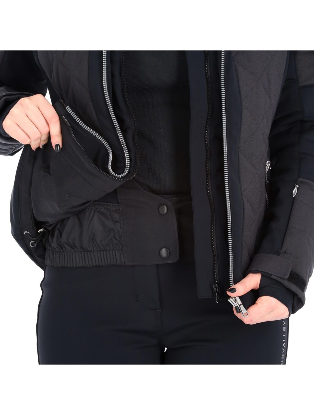 Sun Valley, Klaas veste de ski femmes anthracite gris 