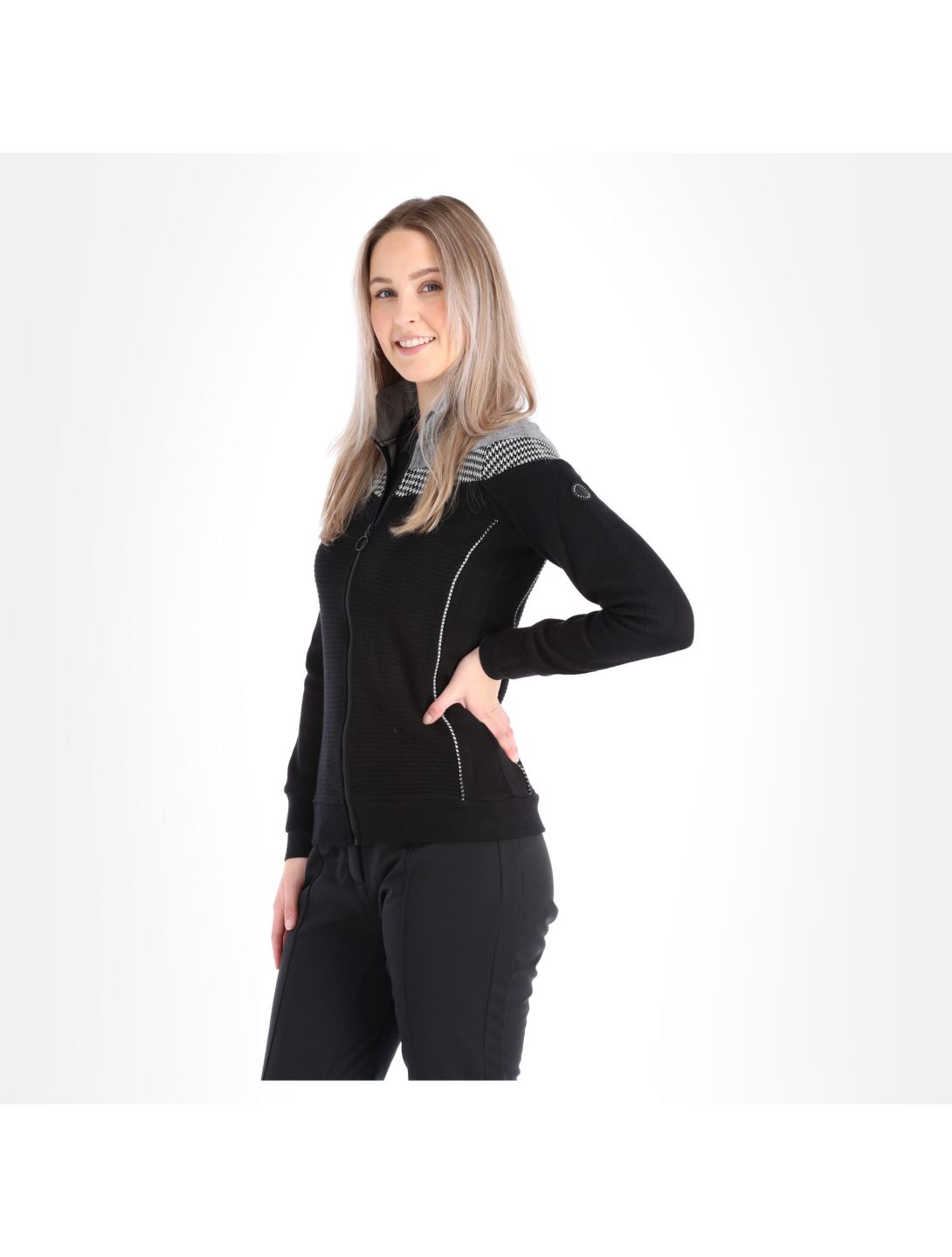 Sun Valley, Mangrove gilet femmes noir 