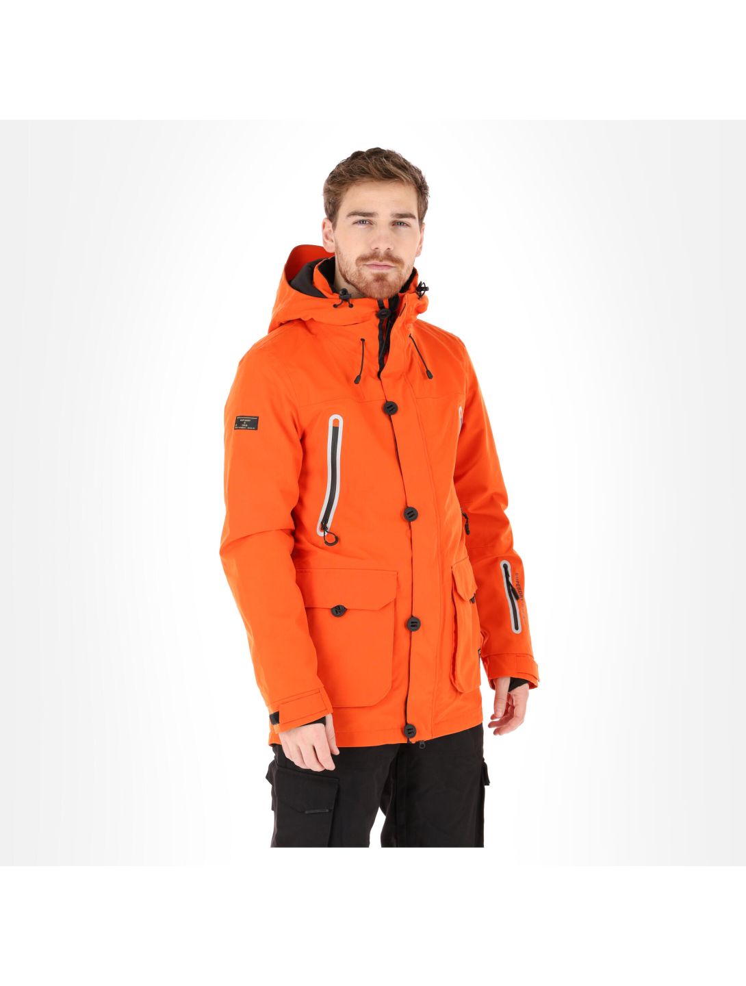 Superdry, Freestyle Jacket veste de ski hommes havana orange 