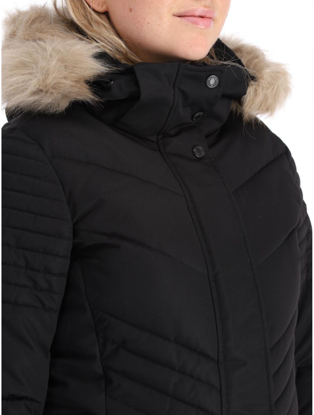 Superdry, Ski Luxe Puffer veste de ski femmes Black noir 