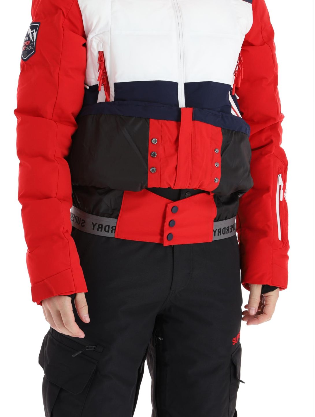 Superdry, Ski Radar Pro Puffer veste de ski hommes Rich Navy bleu 