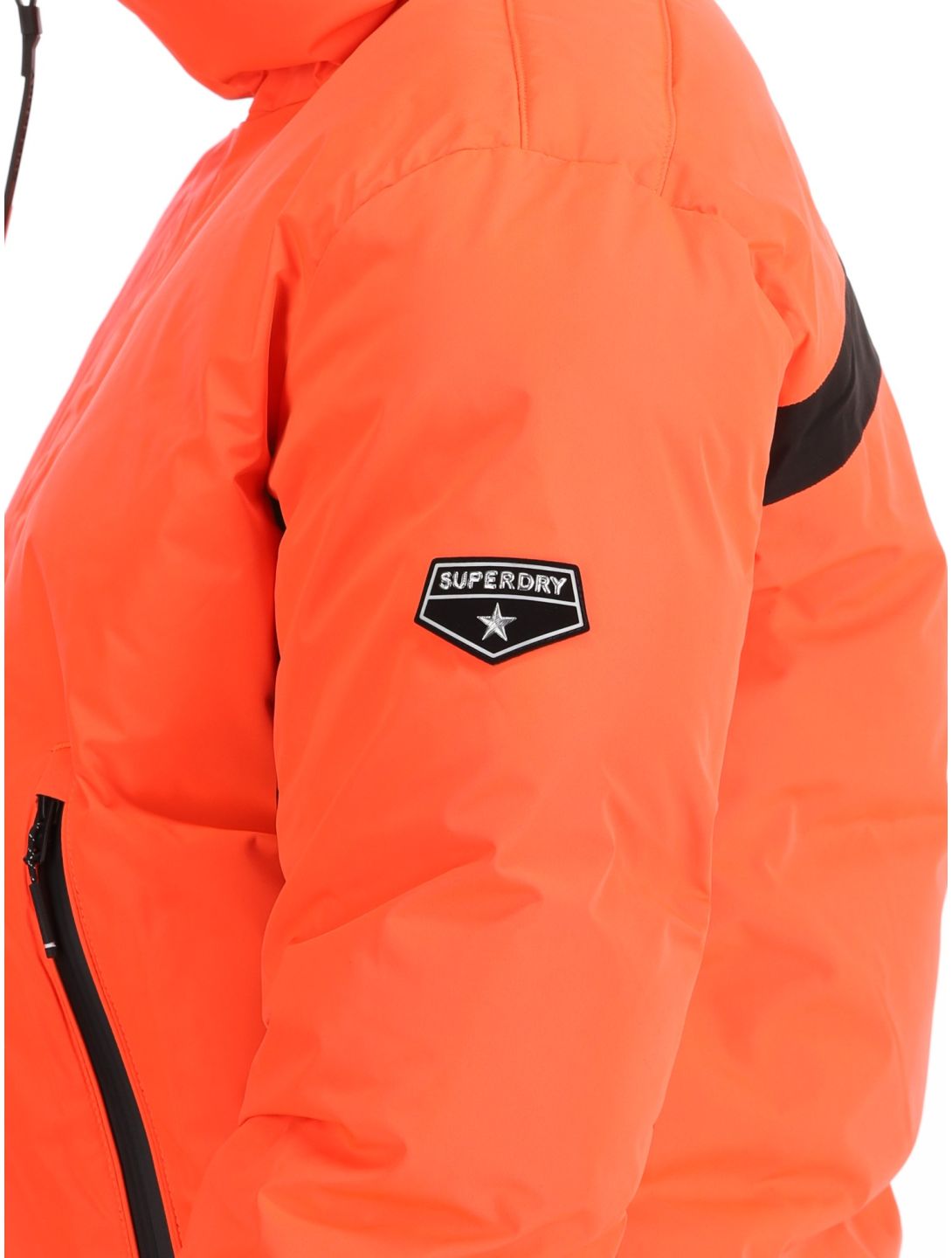 Superdry, Ski Slalom Puffer veste de ski femmes Volcanic Coral rose 