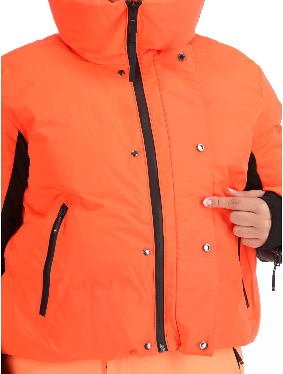 Superdry, Ski Slalom Puffer veste de ski femmes Volcanic Coral rose 