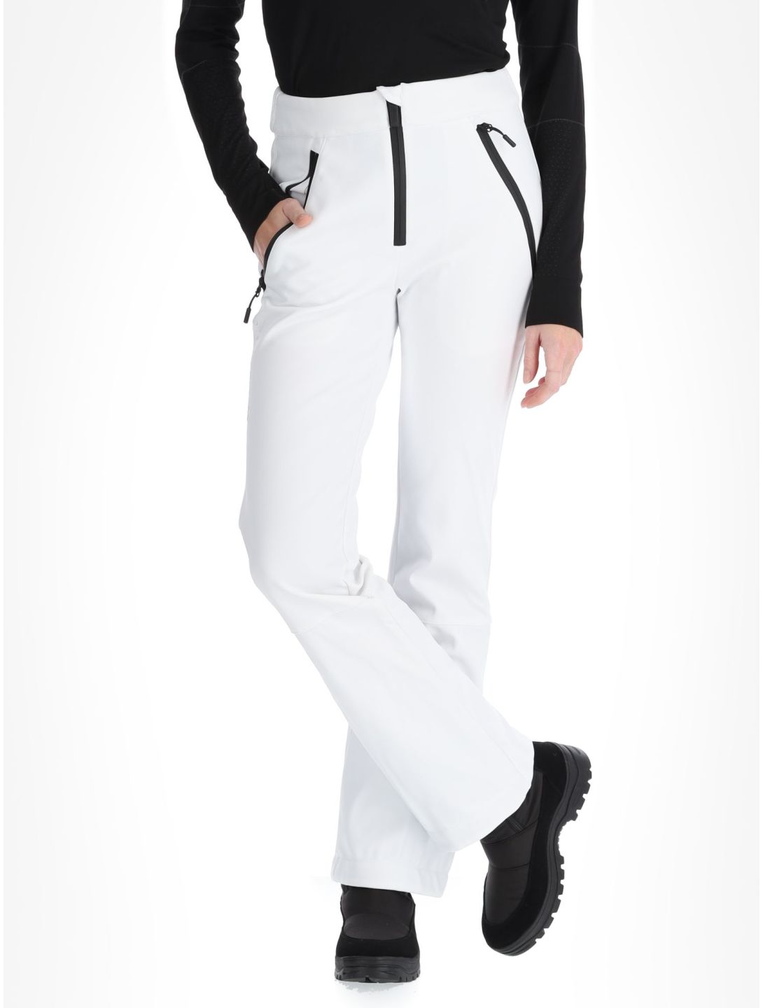 Superdry, Ski Softshell Slim pantalon de ski en softshell femmes Optic blanc 