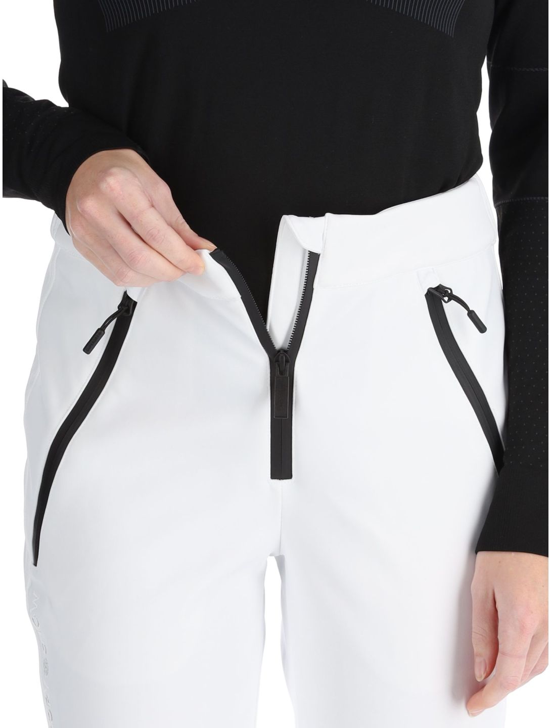 Superdry, Ski Softshell Slim pantalon de ski en softshell femmes Optic blanc 