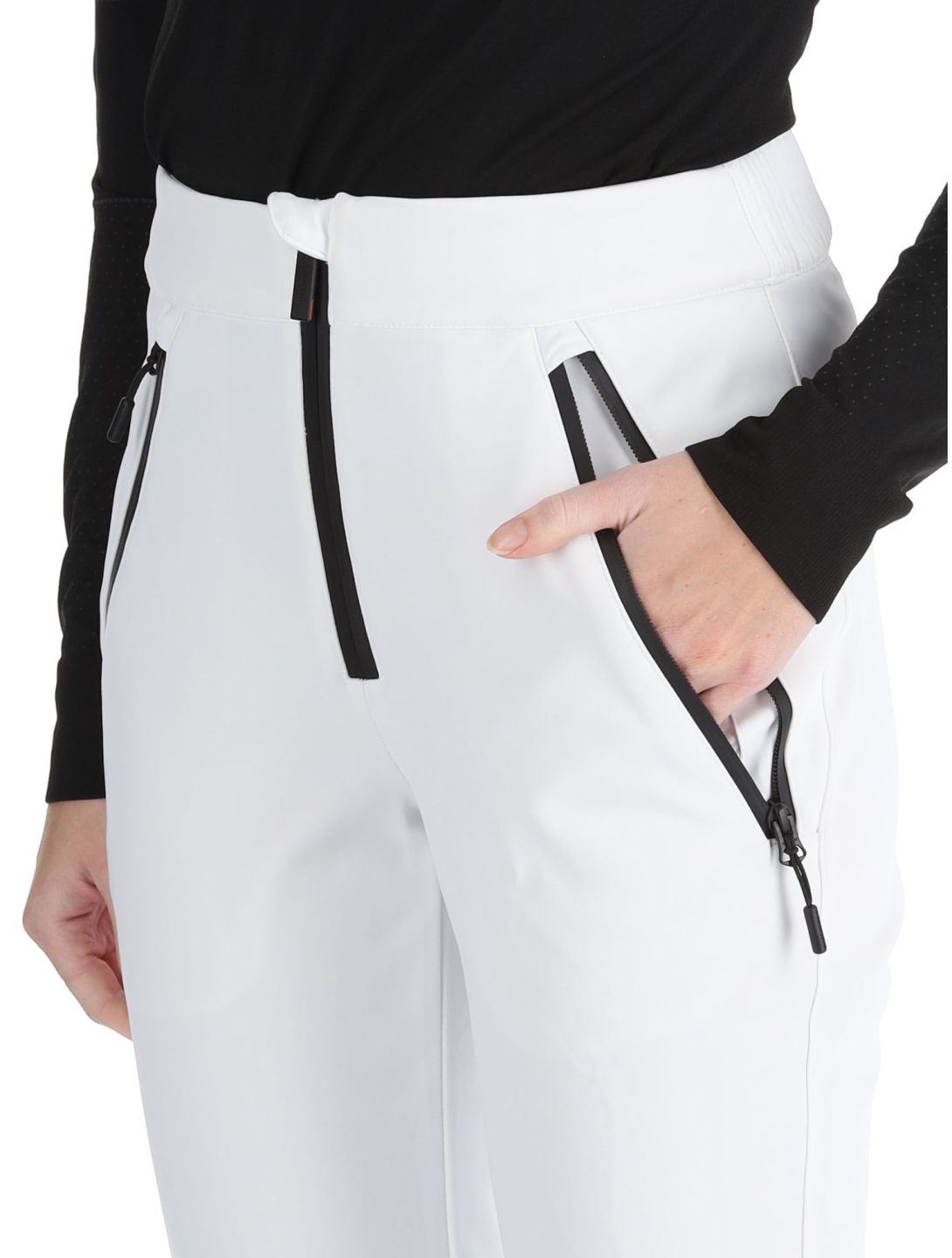 Superdry, Ski Softshell Slim pantalon de ski en softshell femmes Optic blanc 