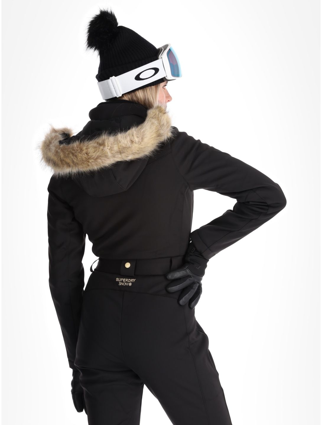 Superdry, Ski Suit combinaison de ski femmes Black noir 