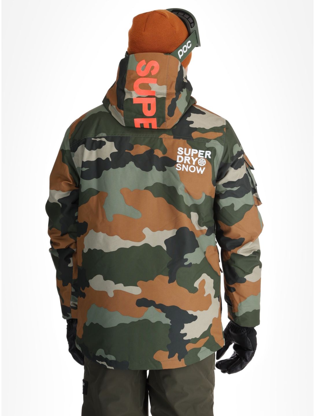 Superdry, Ski Ultimate Rescue veste de ski hommes Troops Camo Green multicolore, vert 