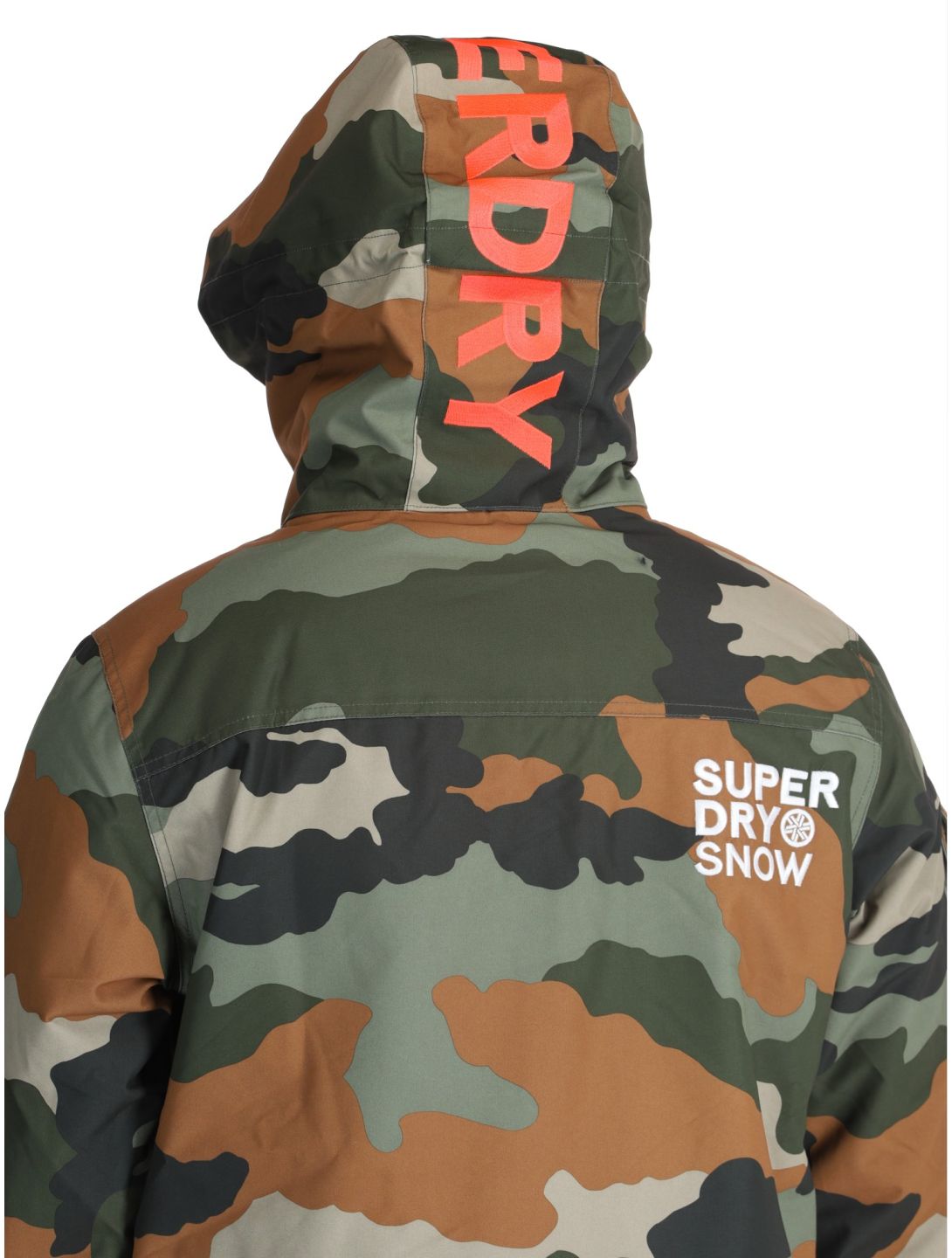 Superdry, Ski Ultimate Rescue veste de ski hommes Troops Camo Green multicolore, vert 