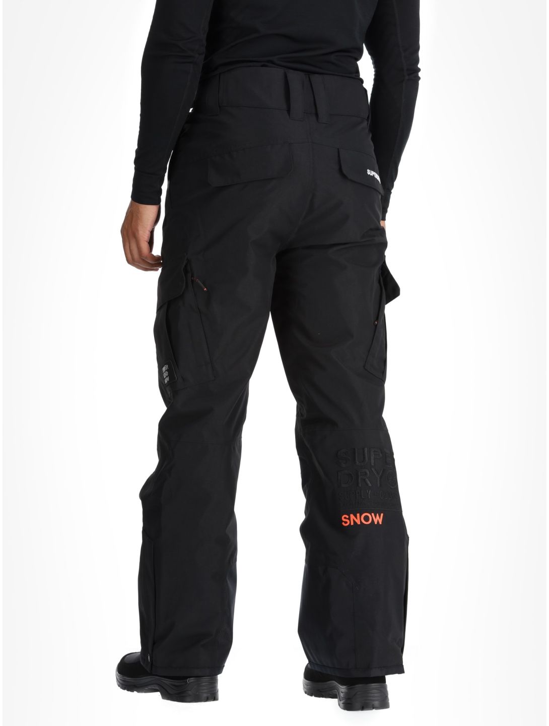 Superdry, Ski Ultimate Rescue pantalon de ski hommes Black noir 