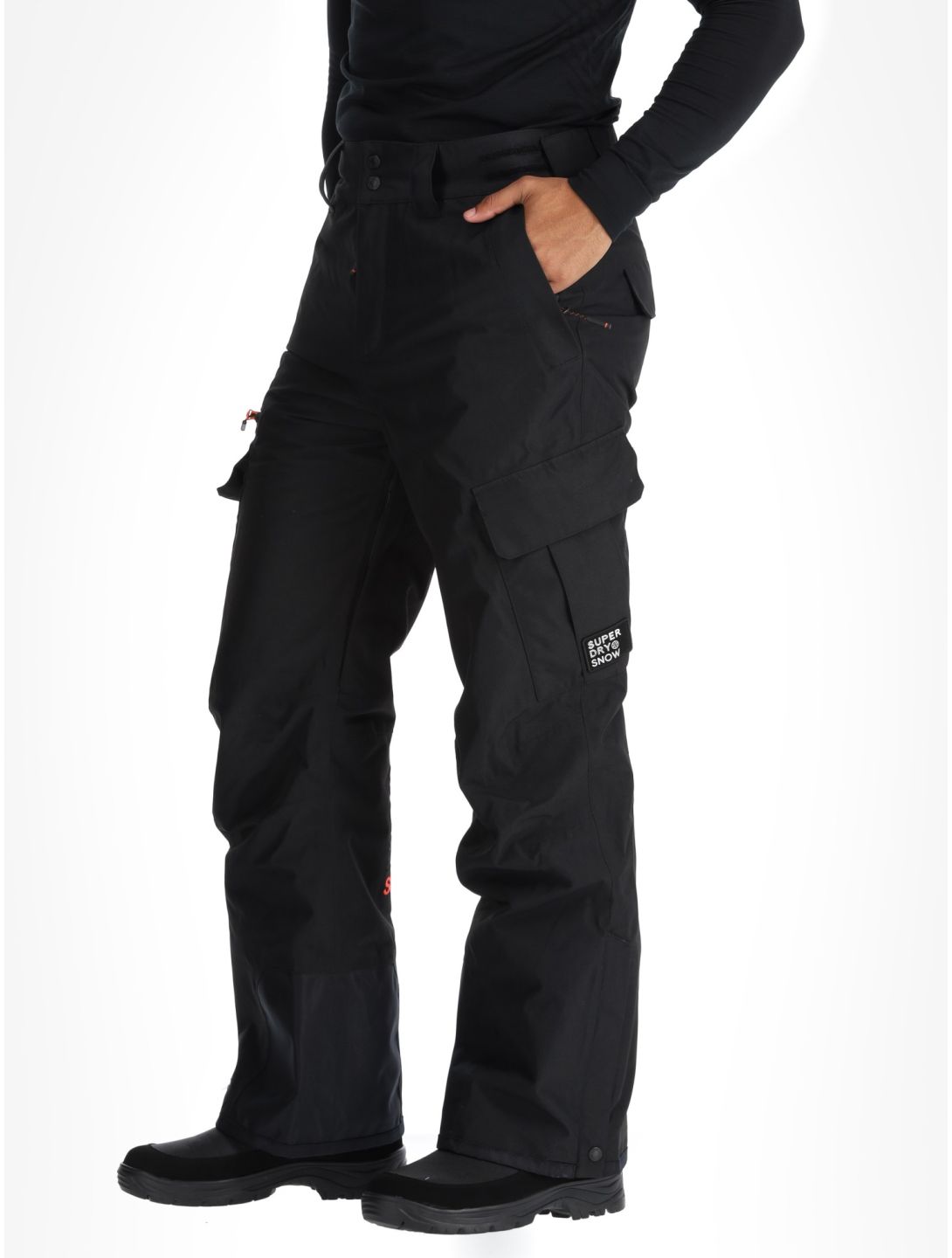 Superdry, Ski Ultimate Rescue pantalon de ski hommes Black noir 