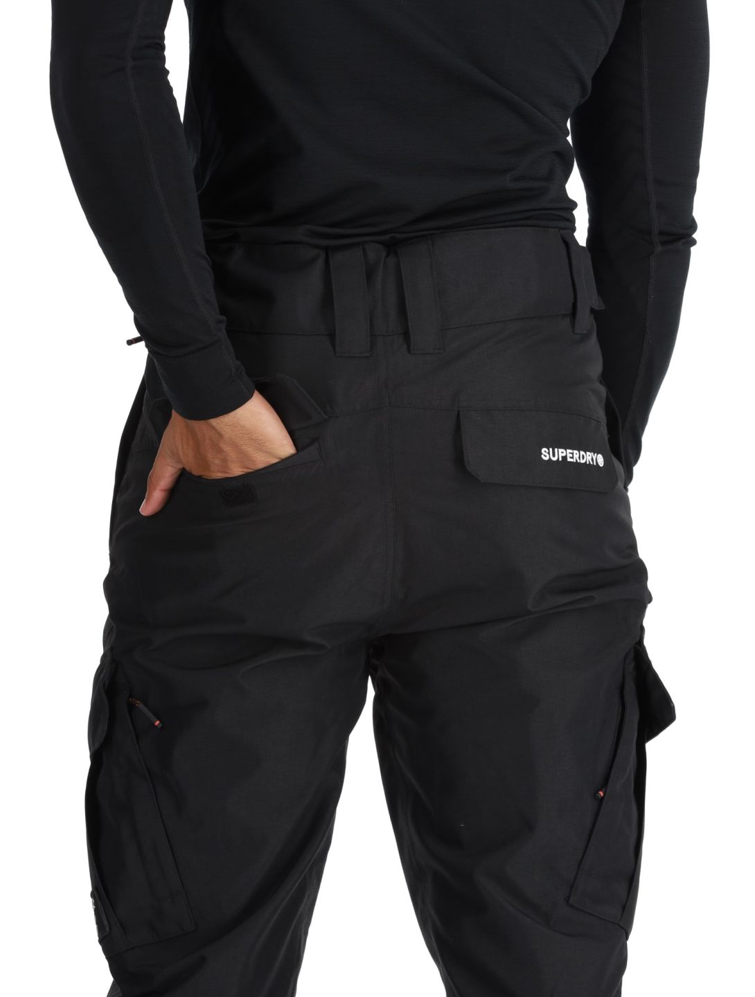 Superdry, Ski Ultimate Rescue pantalon de ski hommes Black noir 