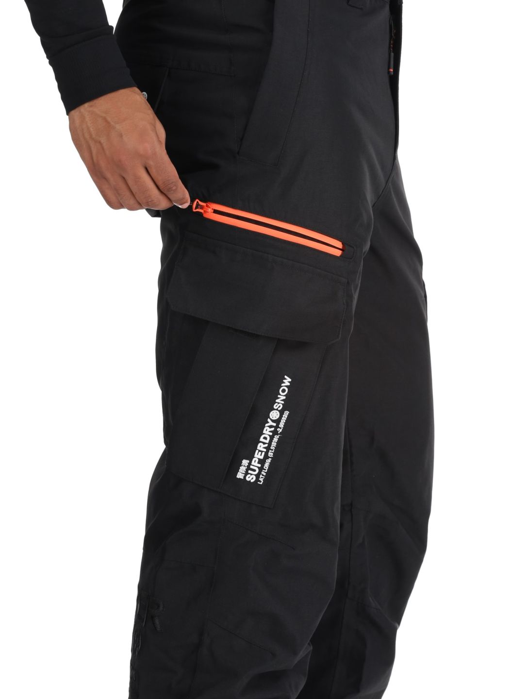 Superdry, Ski Ultimate Rescue pantalon de ski hommes Black noir 