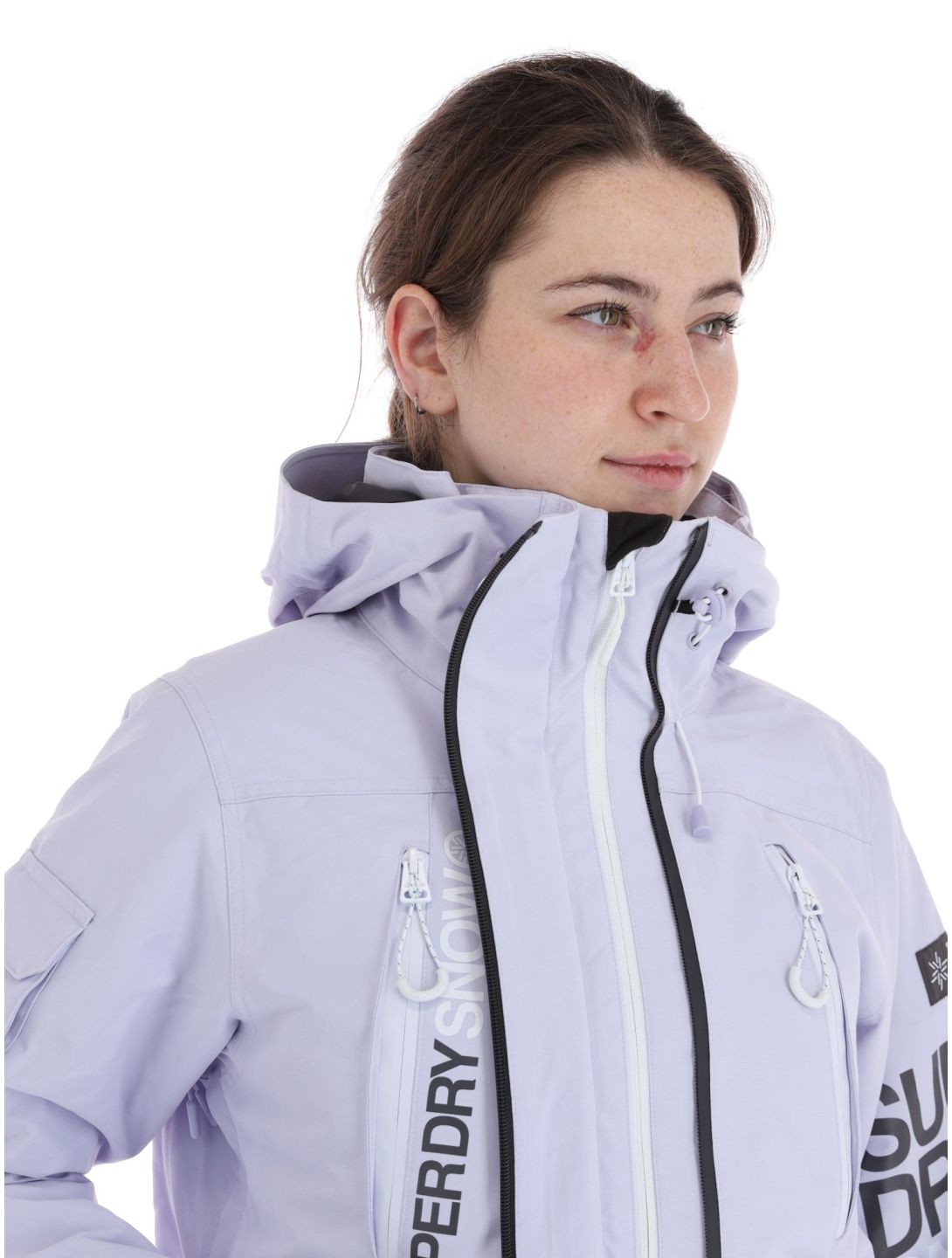 Superdry, Ski Ultimate Rescue veste de ski femmes Purple Heather violet 