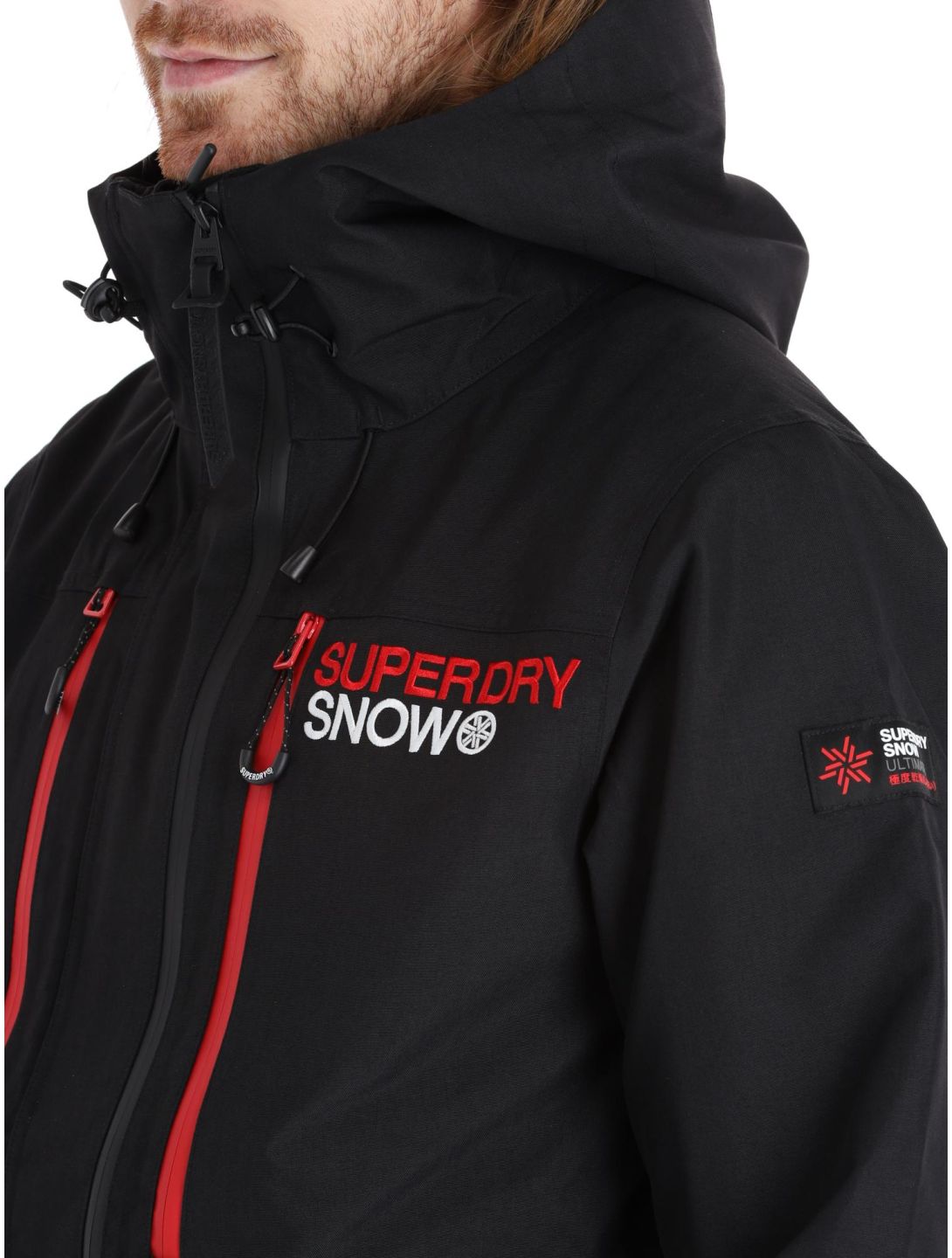 Superdry, Ski Ultimate Rescue veste de ski hommes Black noir 