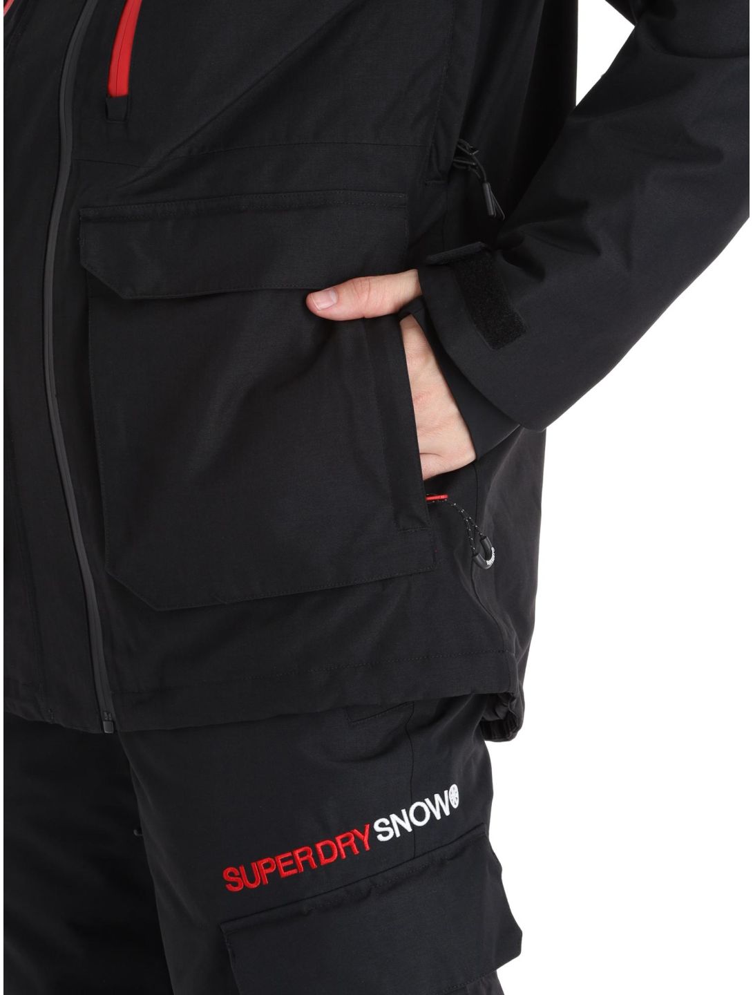 Superdry, Ski Ultimate Rescue veste de ski hommes Black noir 