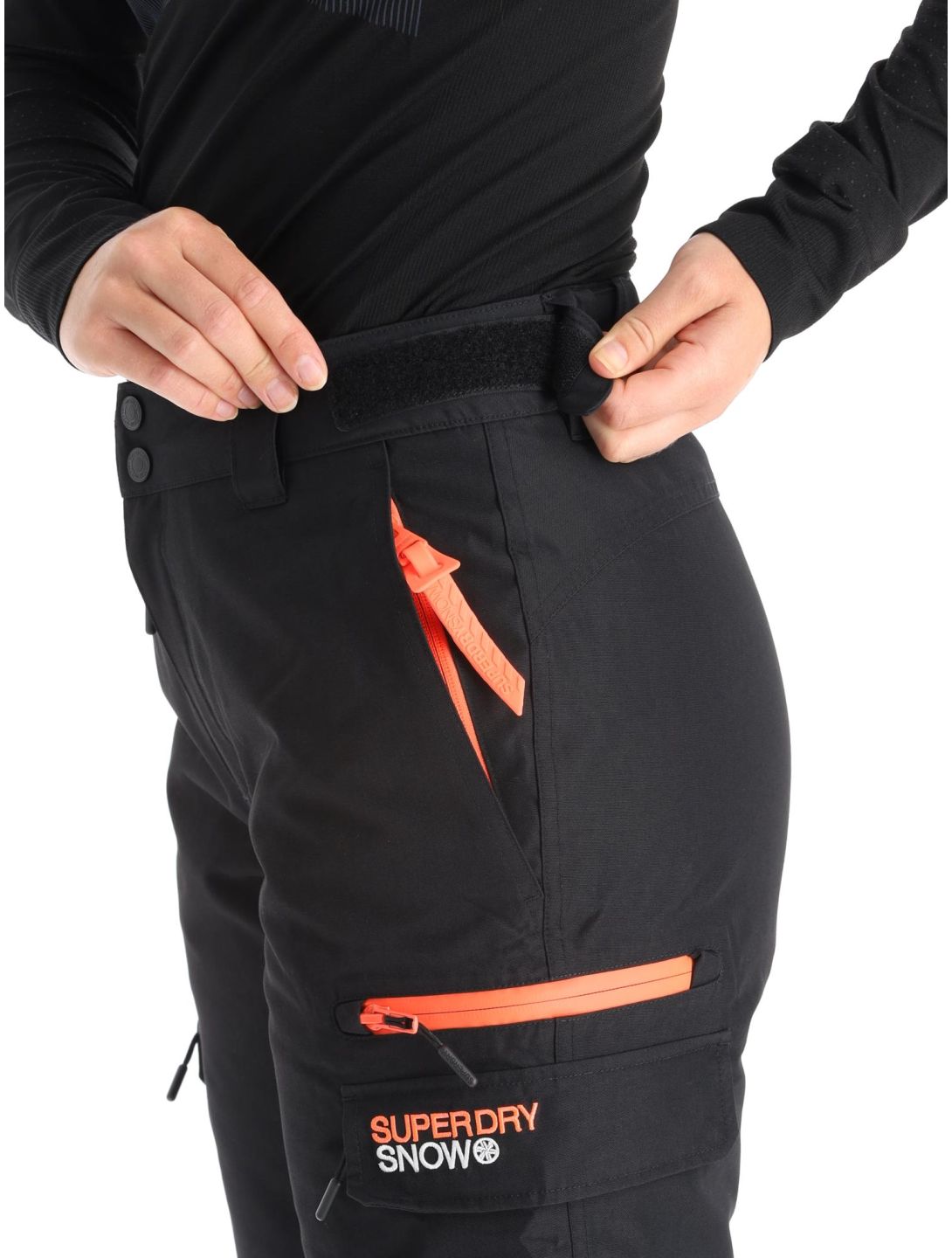 Superdry, Ski Ultimate Rescue pantalon de ski femmes Black noir 