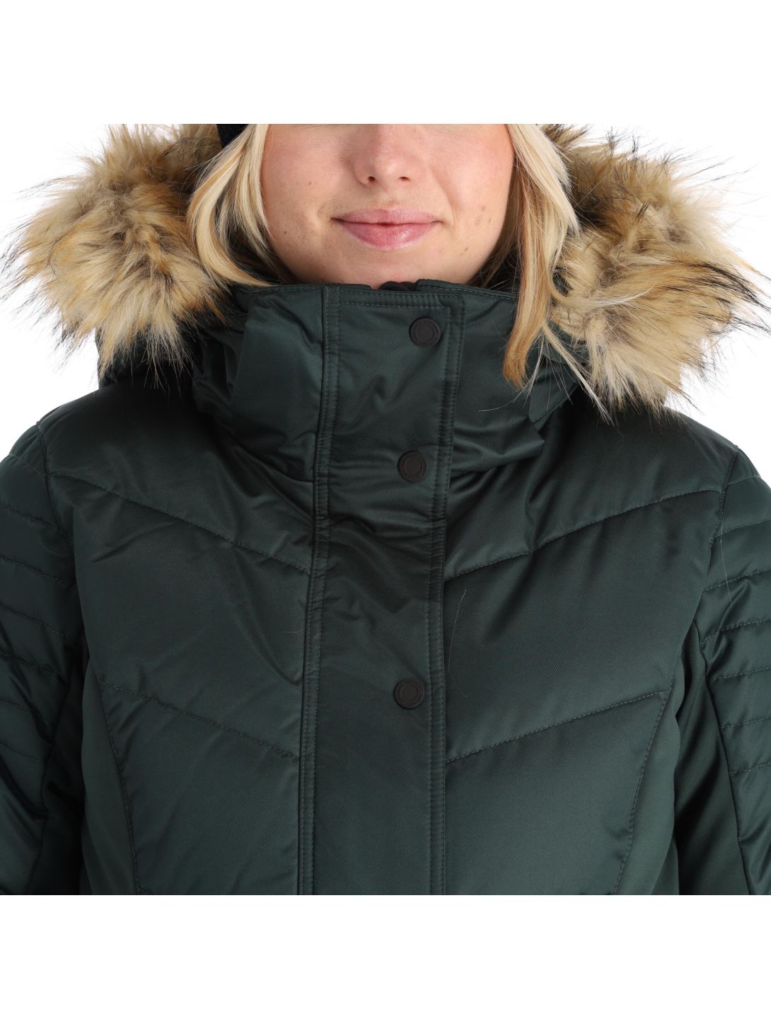 Superdry, Snow Luxe Puffer veste de ski femmes eagle vert 