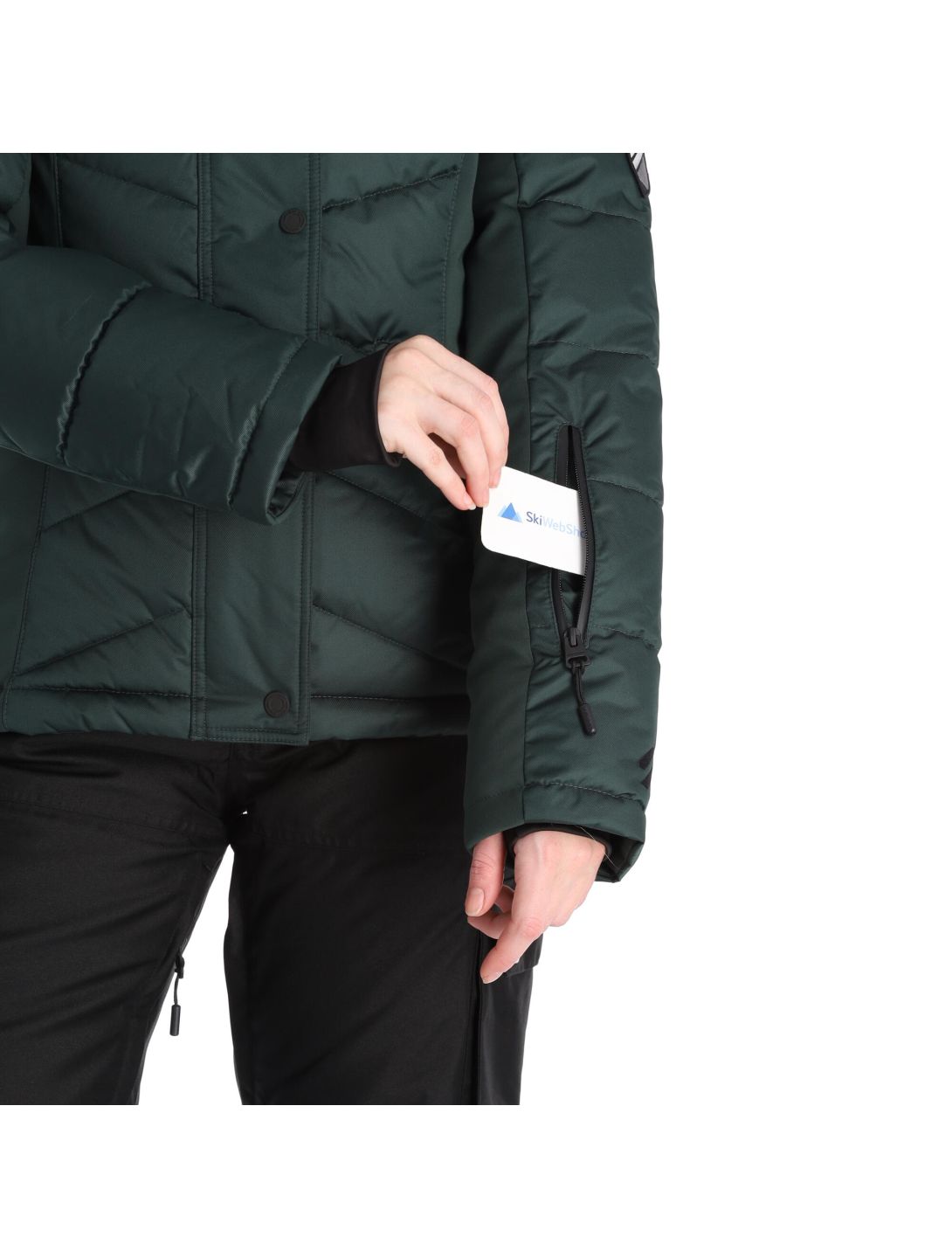 Superdry, Snow Luxe Puffer veste de ski femmes eagle vert 