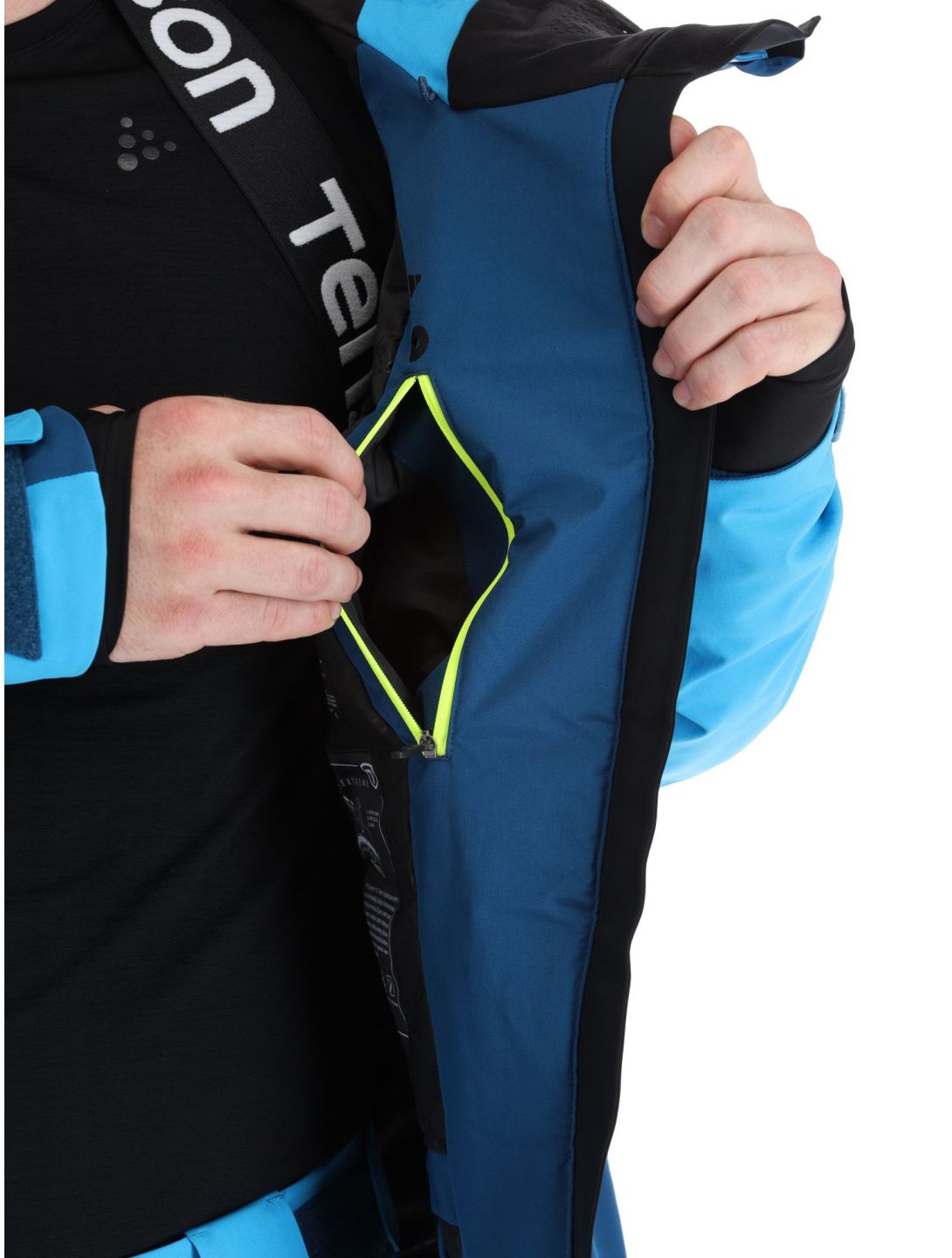 Tenson, Aerismo Ski veste de ski hommes Dark Petrol bleu 