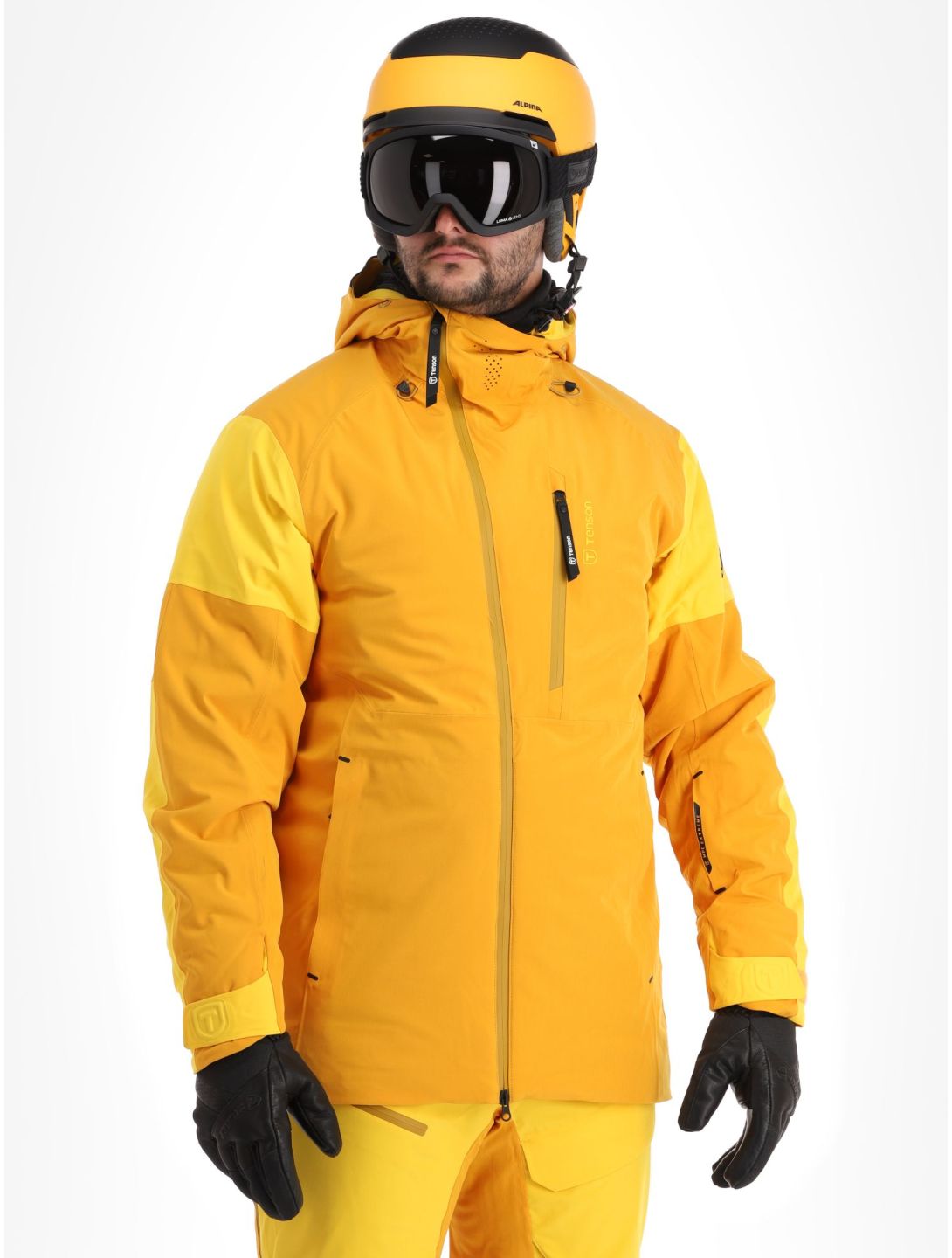 Tenson, Aerismo Ski veste de ski hommes Tangerine Shell orange 