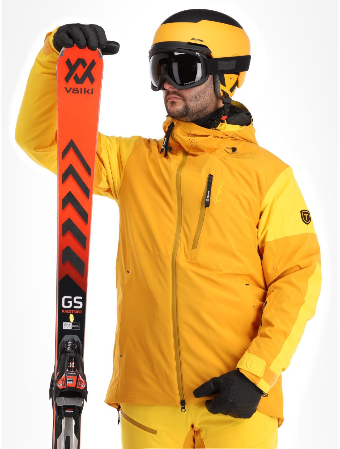 Tenson, Aerismo Ski veste de ski hommes Tangerine Shell orange 