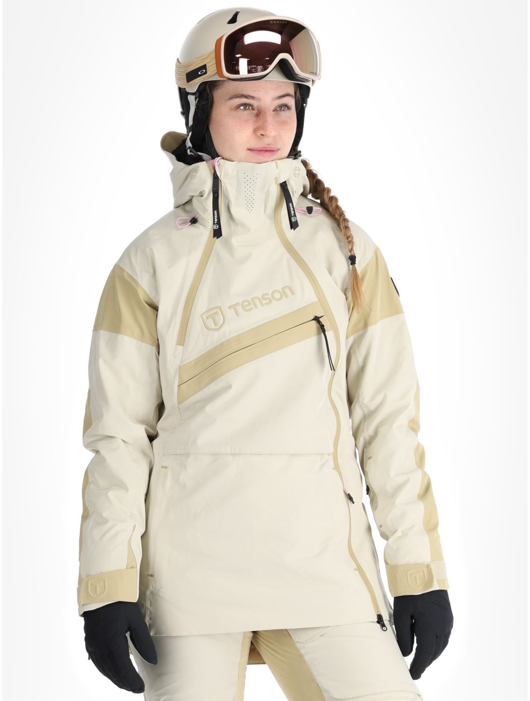 Tenson, Aerismo JackoRak veste de ski femmes Light Beige beige 