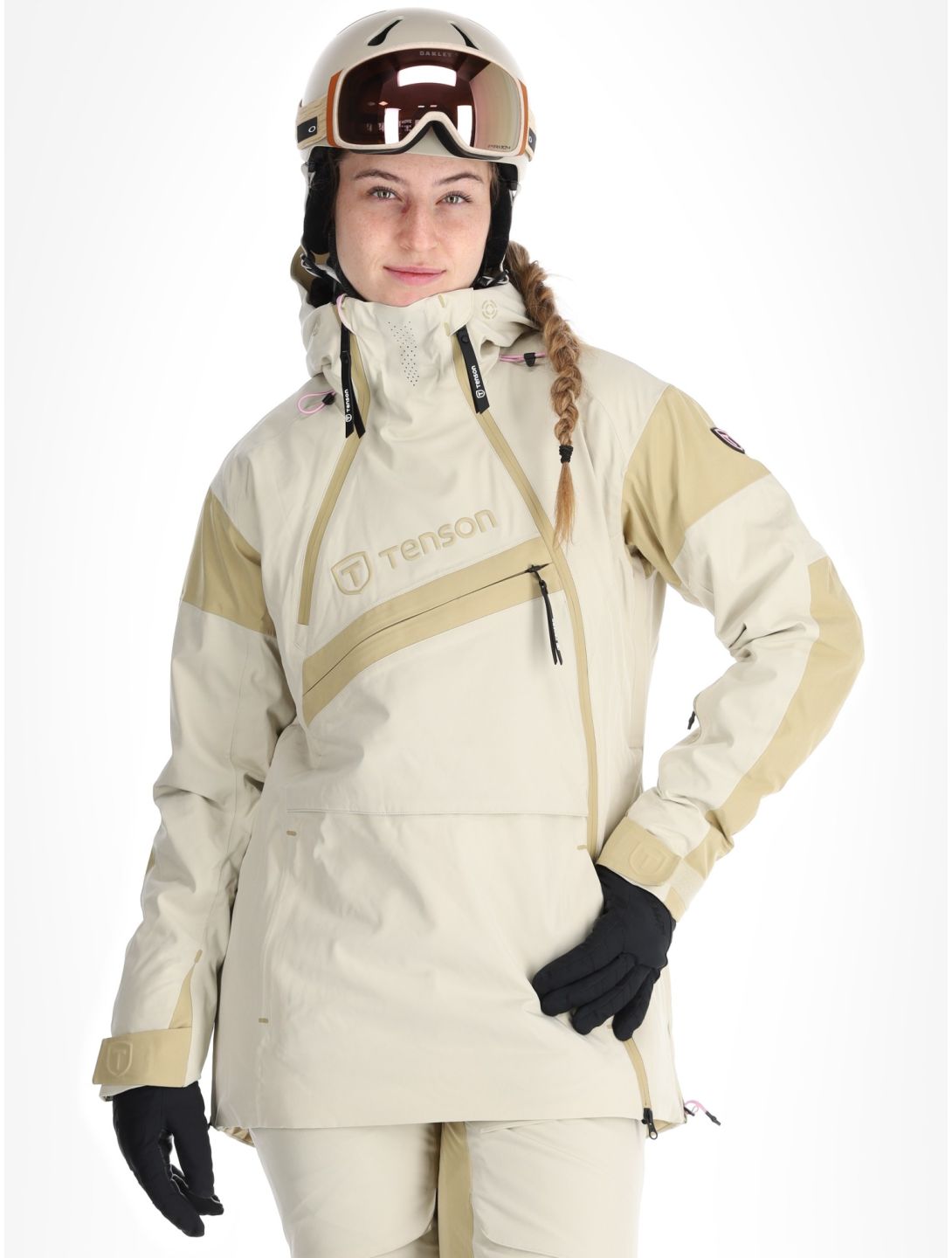 Tenson, Aerismo JackoRak veste de ski femmes Light Beige beige 