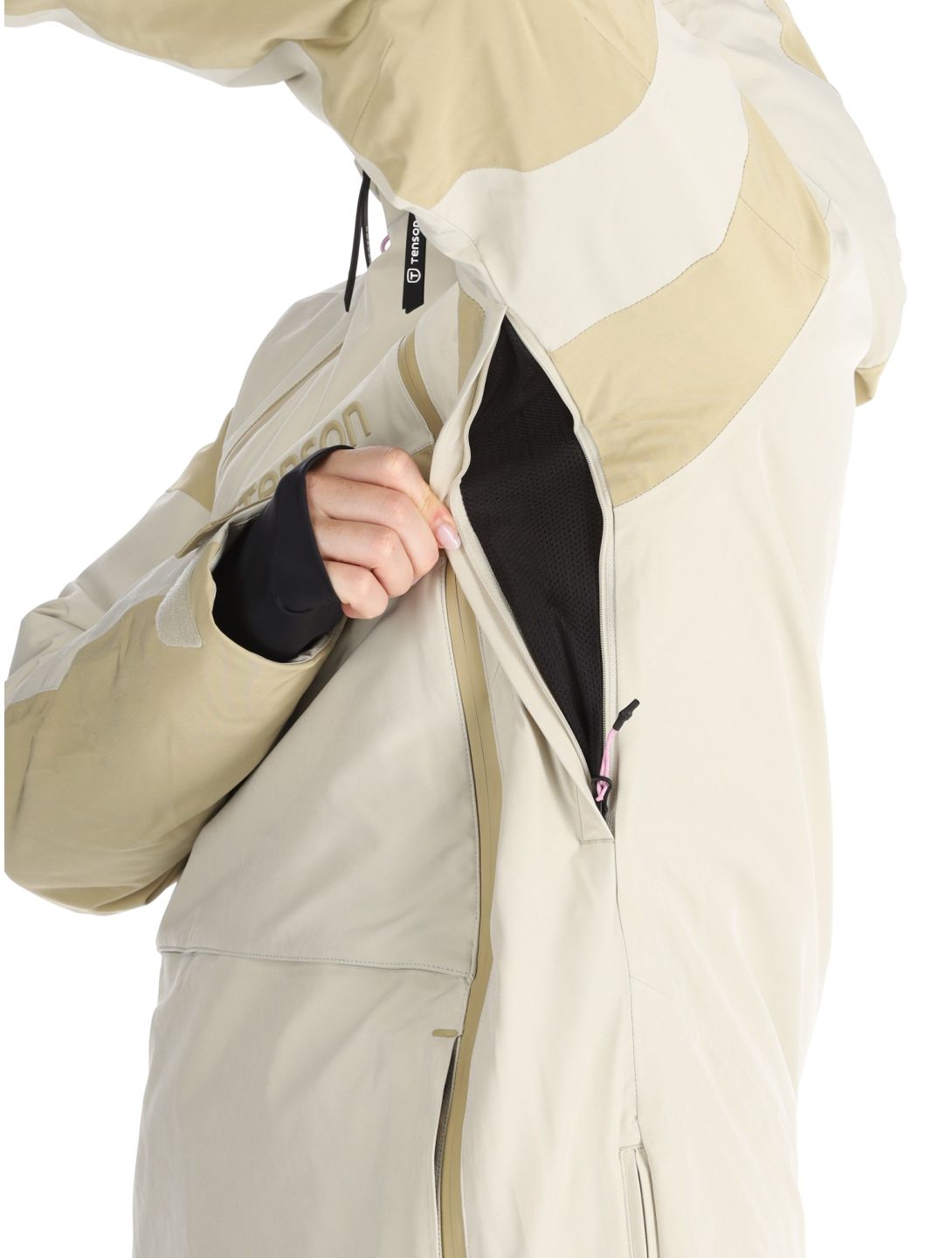 Tenson, Aerismo JackoRak veste de ski femmes Light Beige beige 