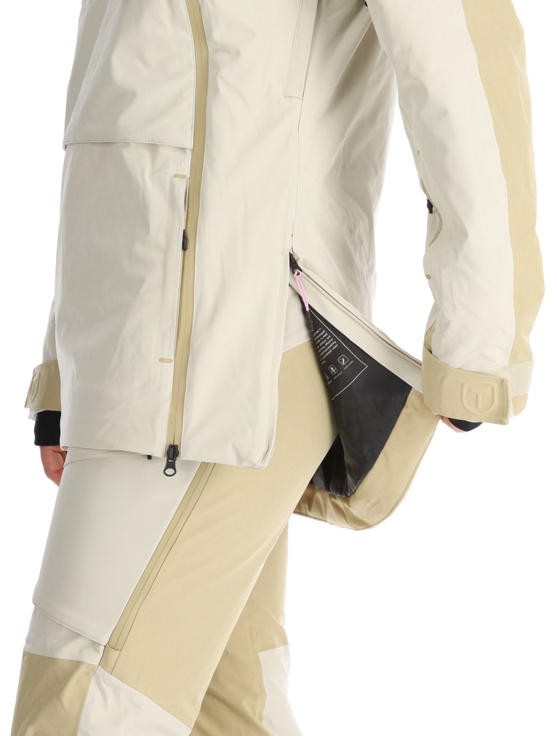 Tenson, Aerismo JackoRak veste de ski femmes Light Beige beige 