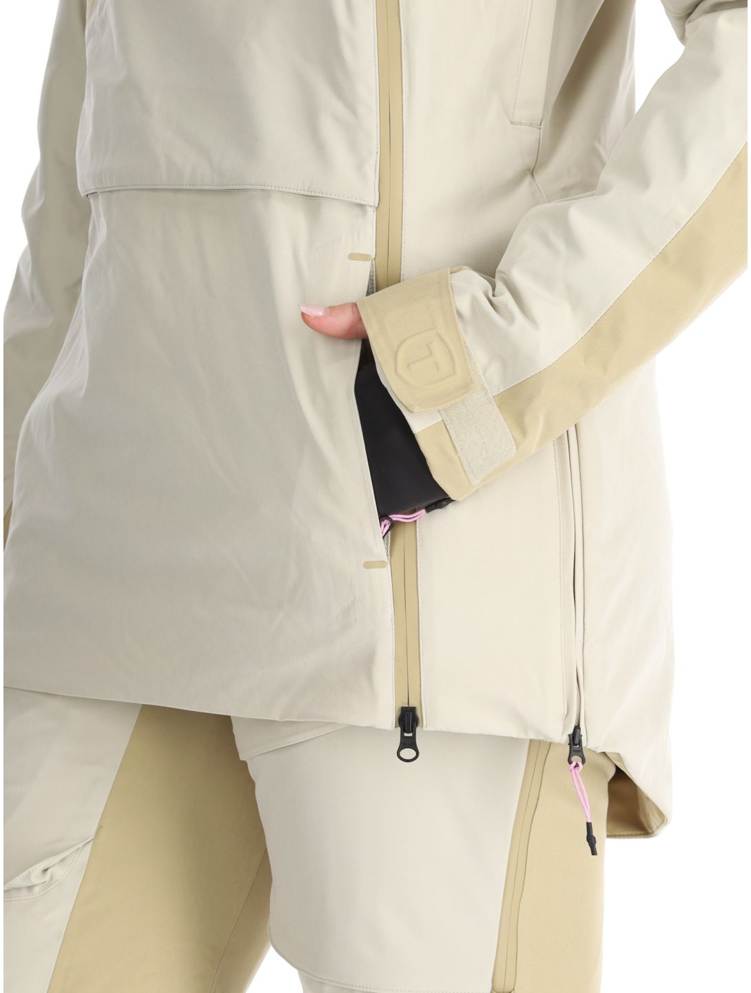 Tenson, Aerismo JackoRak veste de ski femmes Light Beige beige 