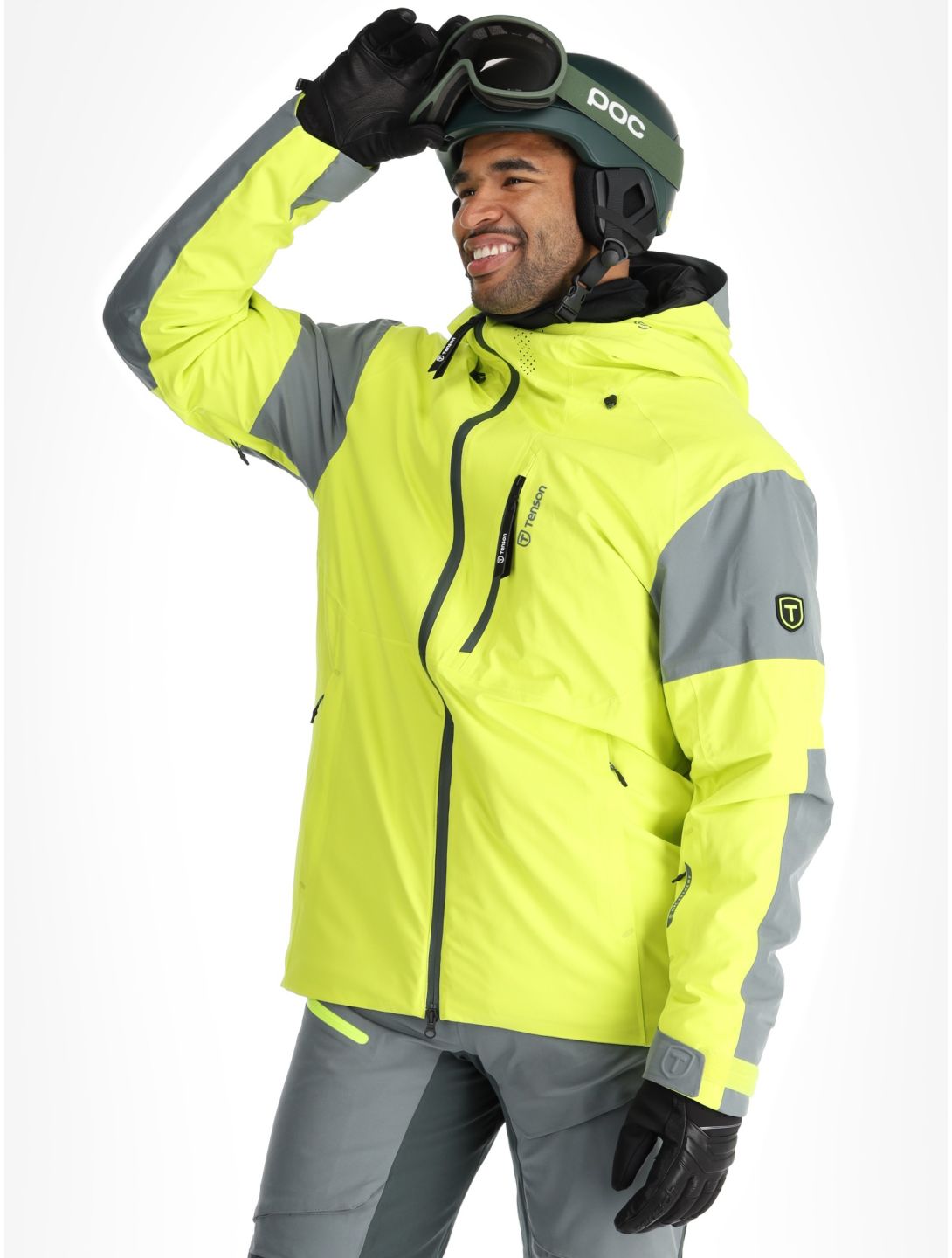 Tenson, Aerismo Ski veste de ski hommes Acid Lemon jaune 