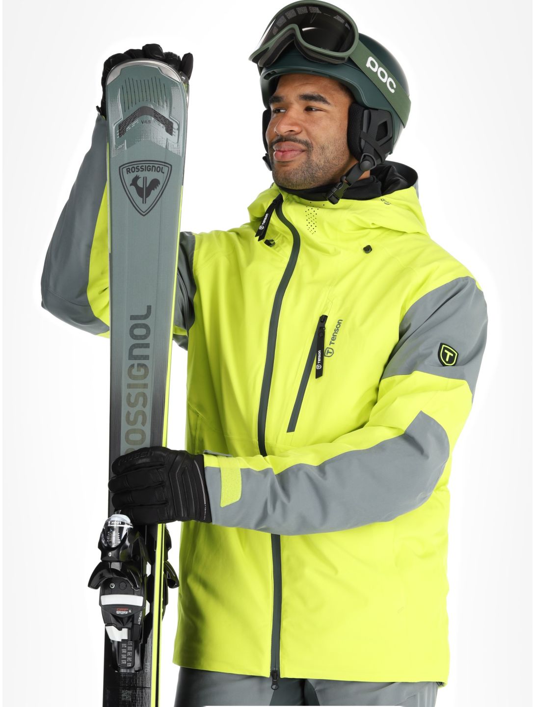 Tenson, Aerismo Ski veste de ski hommes Acid Lemon jaune 